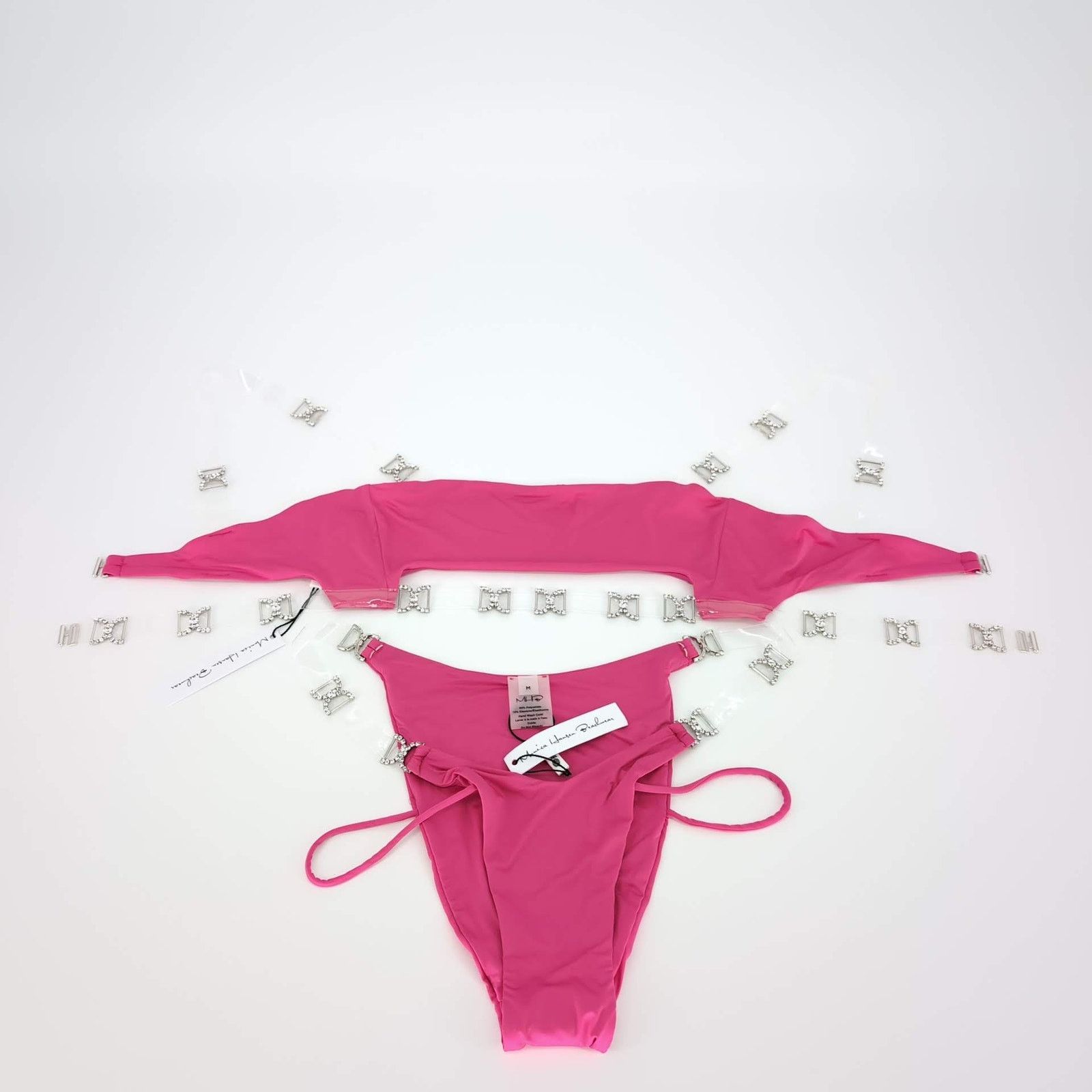 Other NWT Monica Hansen Shine Like A Diamond Pink Azalea Set -Sz M Size ONE SIZE - 7 Thumbnail