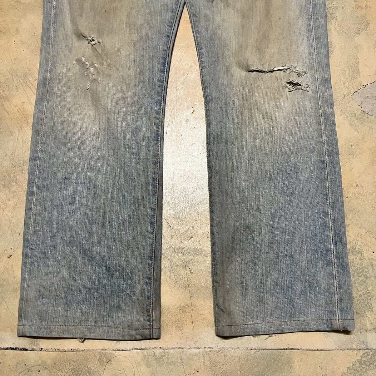 Levi's Vintage Levis 501 Distressed Denim Jeans Size US 29 - 5 Thumbnail