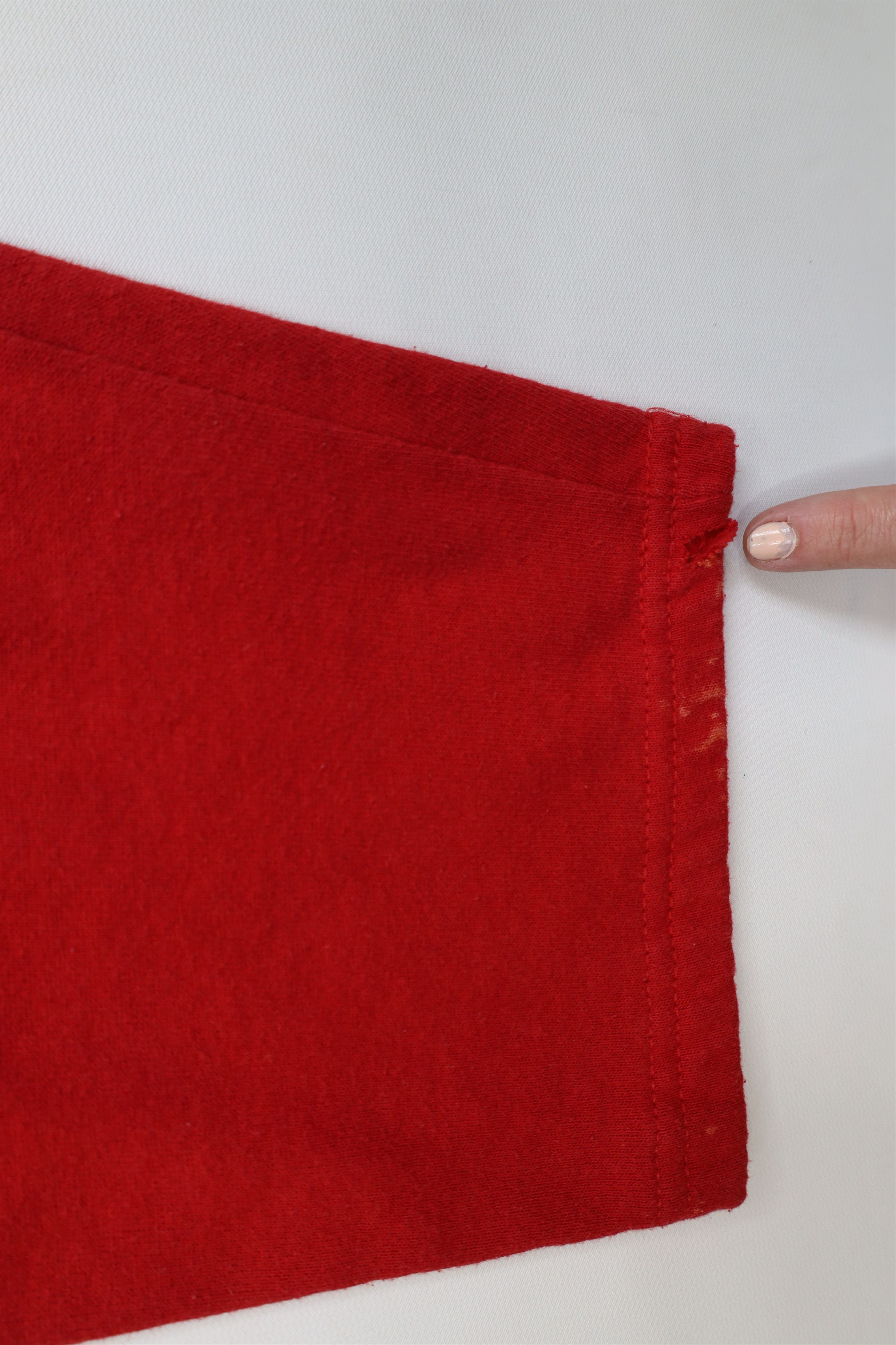 Vintage Vintage 90s Streetwear Blank Sweatpants Pants Red USA Size US 34 / EU 50 - 6 Thumbnail
