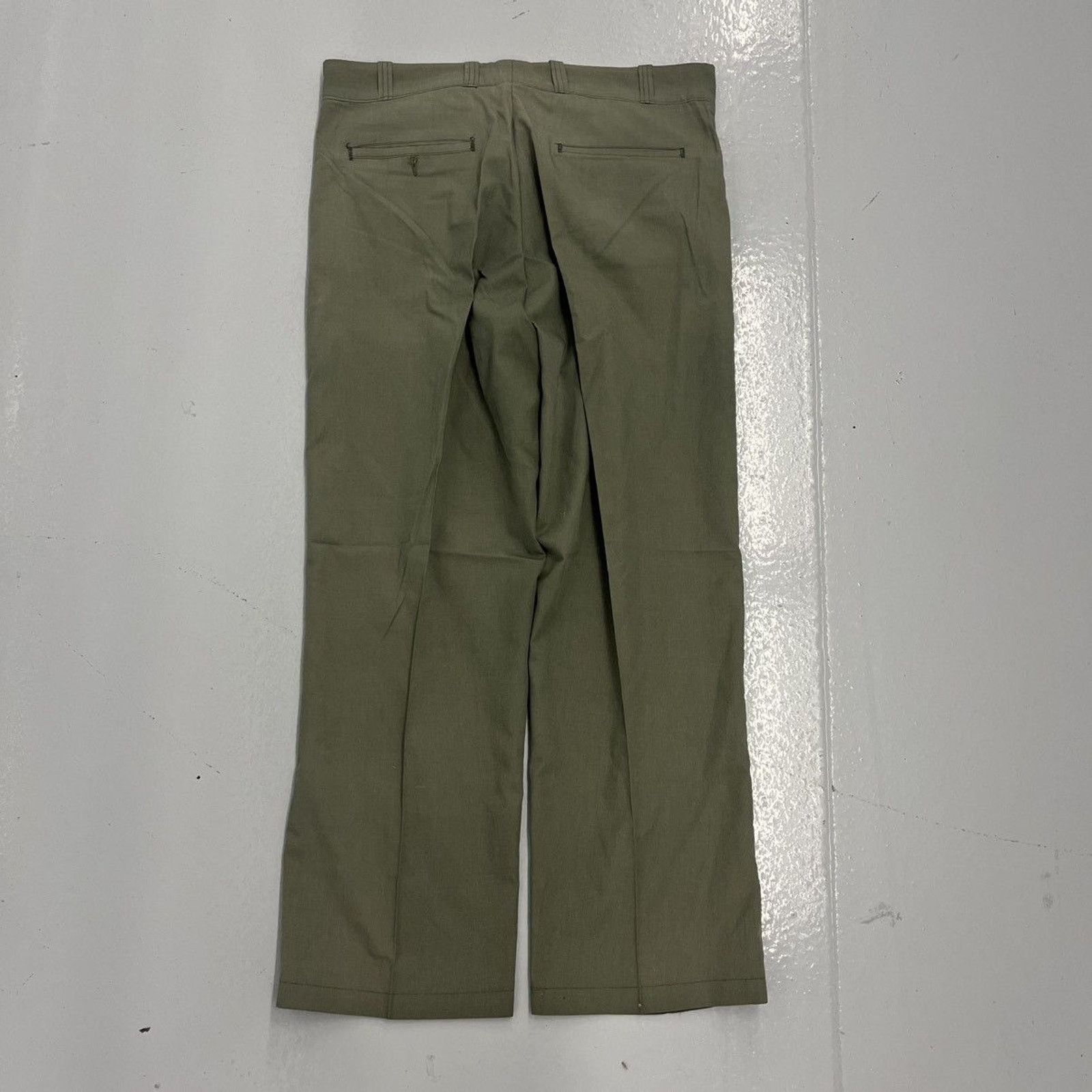 Sears Vintage 60s Sears Green Sanforized Workwear Chinos 36x28 Size US 36 / EU 52 - 3 Thumbnail