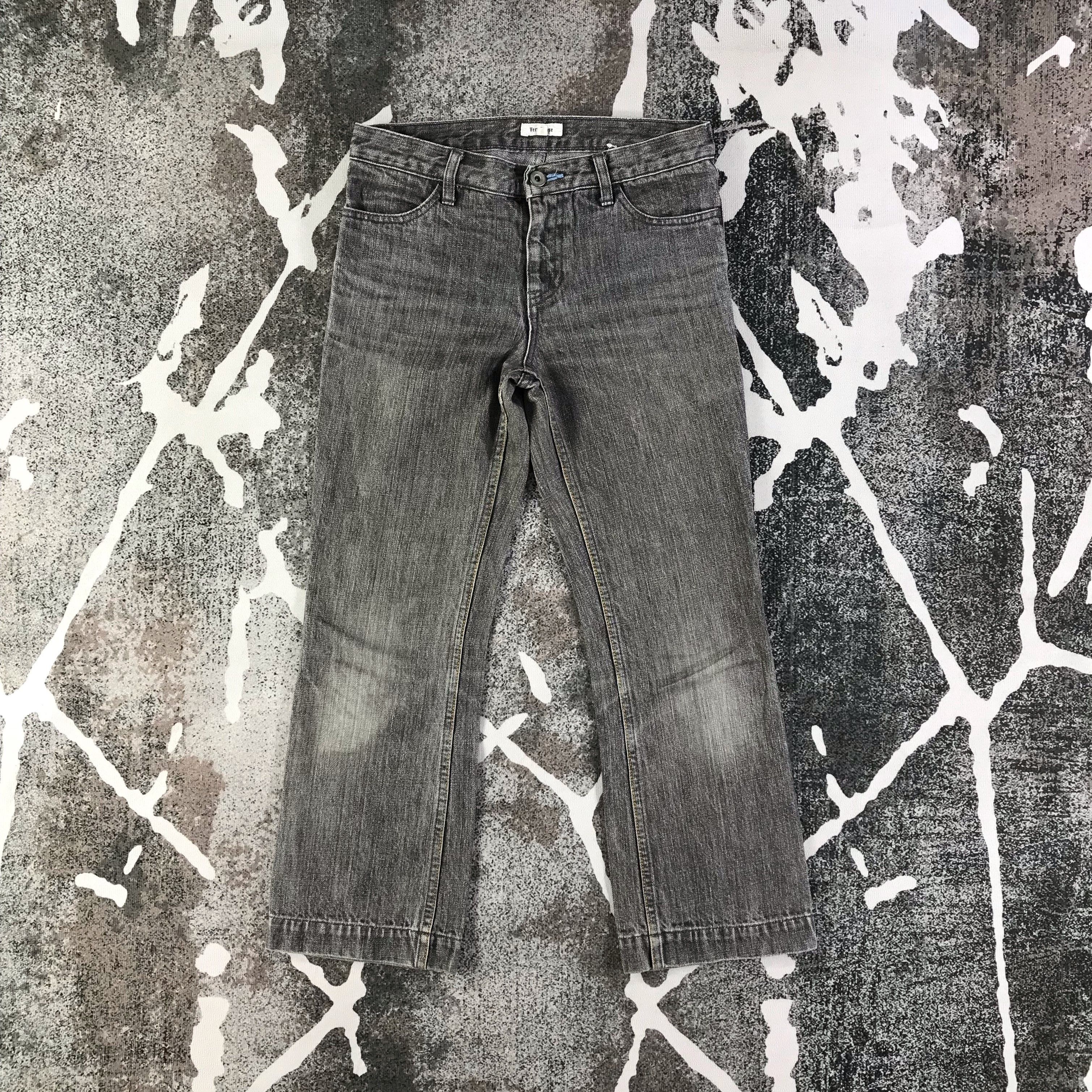 Japanese Brand Japanese Brand Vert Dense Jeans Cropped Denim KJ1519 Size 28" / US 6 / IT 42 - 1 Thumbnail