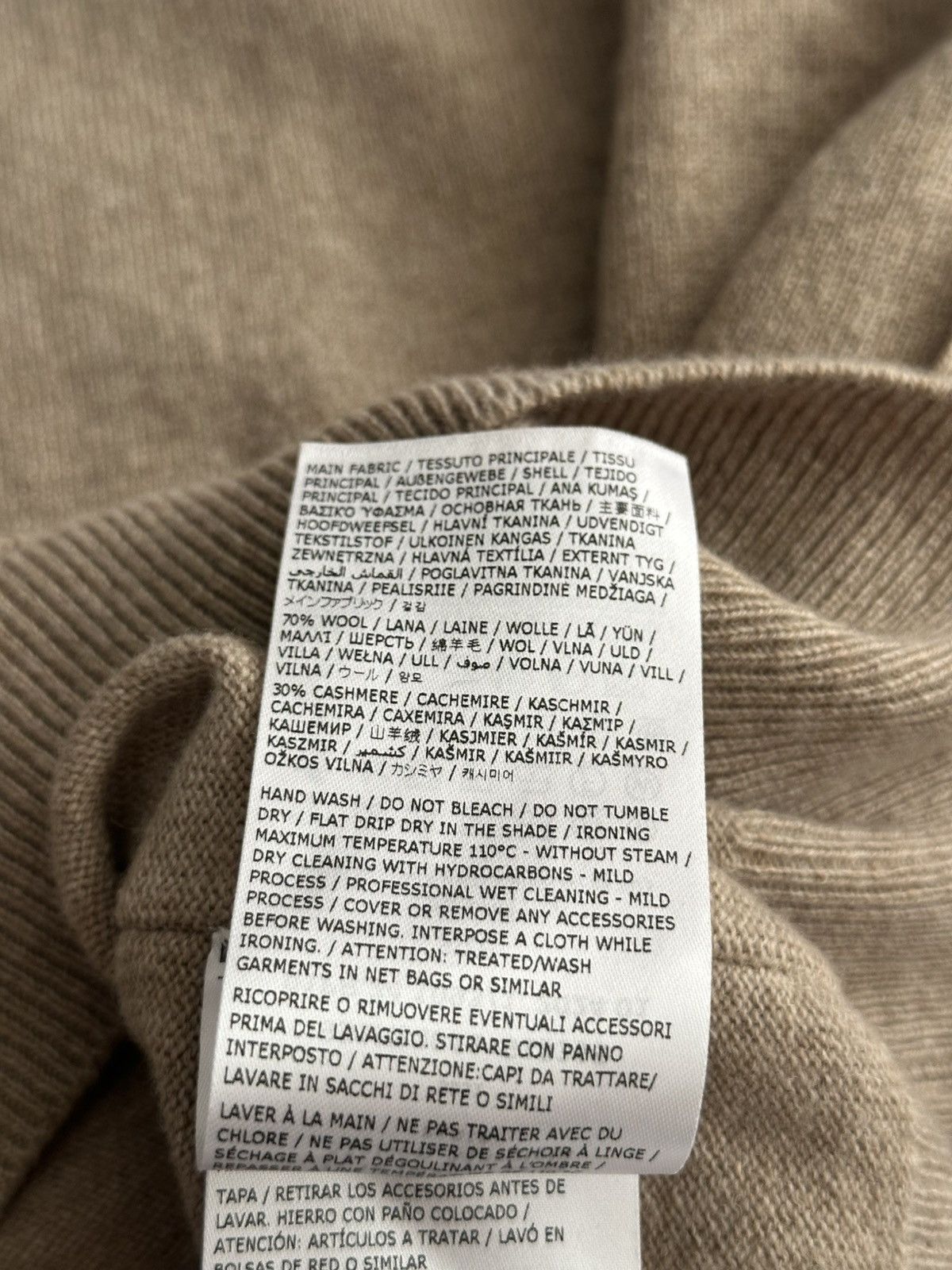 Maison Margiela Maison Margiela SS24 Deconstructed Wool Cashmere Sweater Size US M / EU 48-50 / 2 - 10 Thumbnail