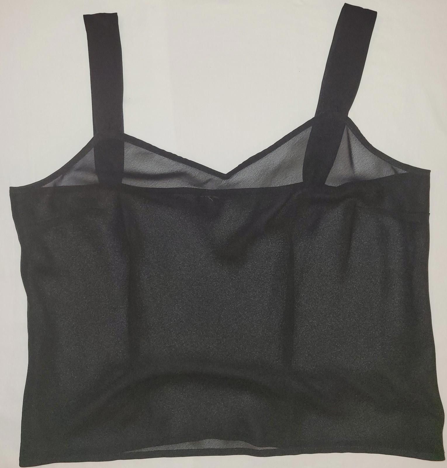 The Unbranded Brand unbranded women's MED. blk. sheer camisole Size M / US 6-8 / IT 42-44 - 1 Thumbnail