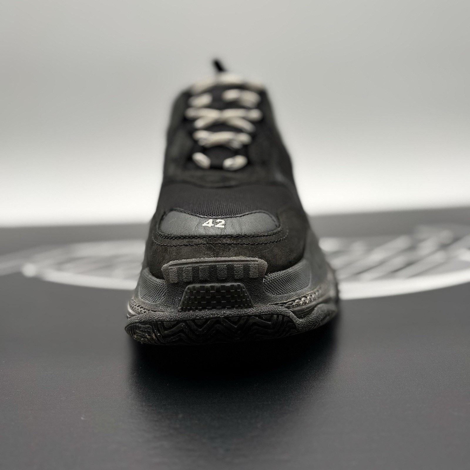 Balenciaga Balenciaga Triple S ' Black ' | GOOD CONDITION! Size US 9 / EU 42 - 15 Thumbnail