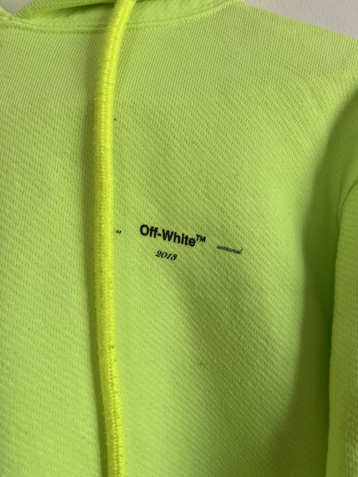 Off-White Off white yellow logo Hoodie Size US M / EU 48-50 / 2 - 6 Thumbnail