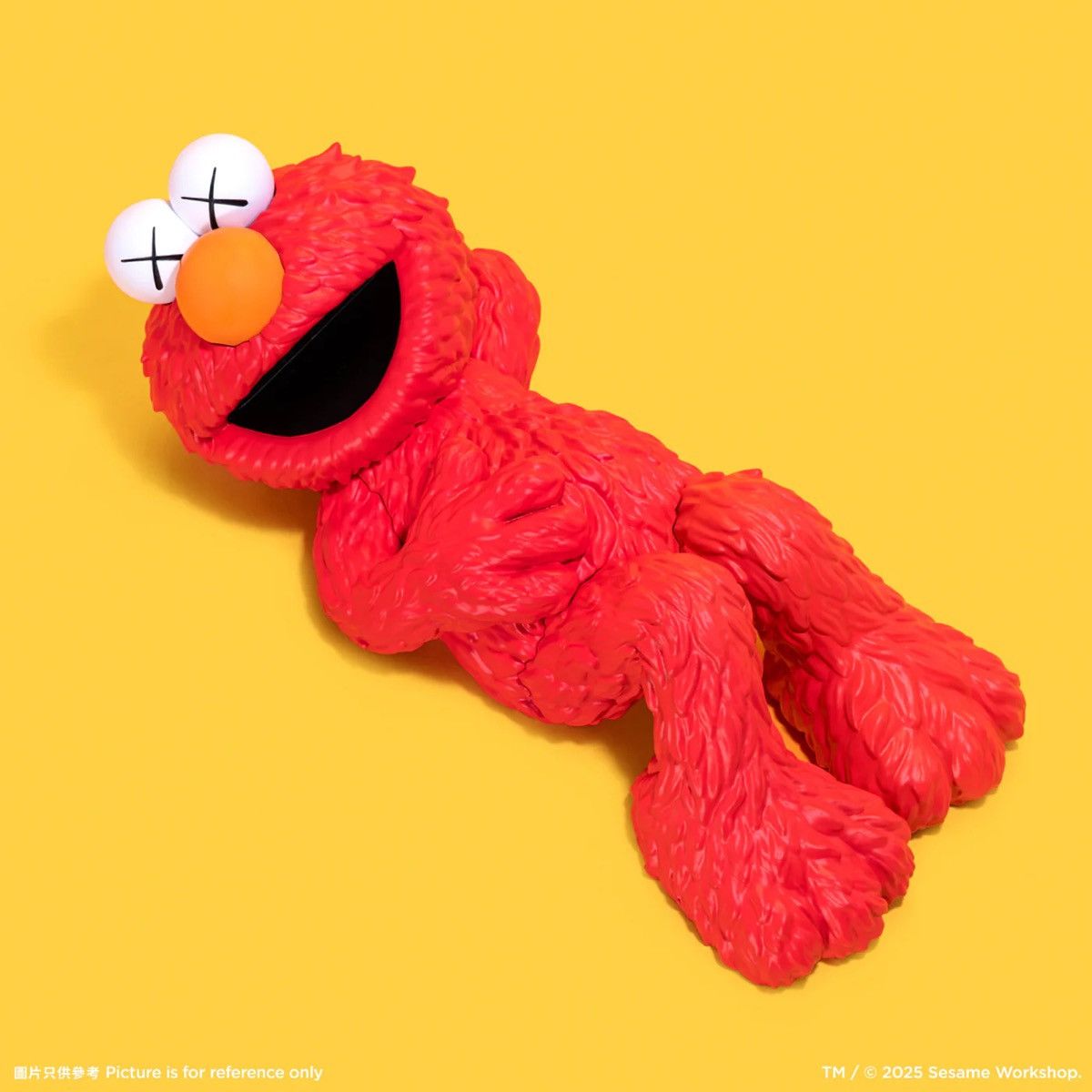 Kaws KAWS x Sesame Street Full Set Elmo Bert Ernie Oscar Big Bird Size ONE SIZE - 11 Thumbnail
