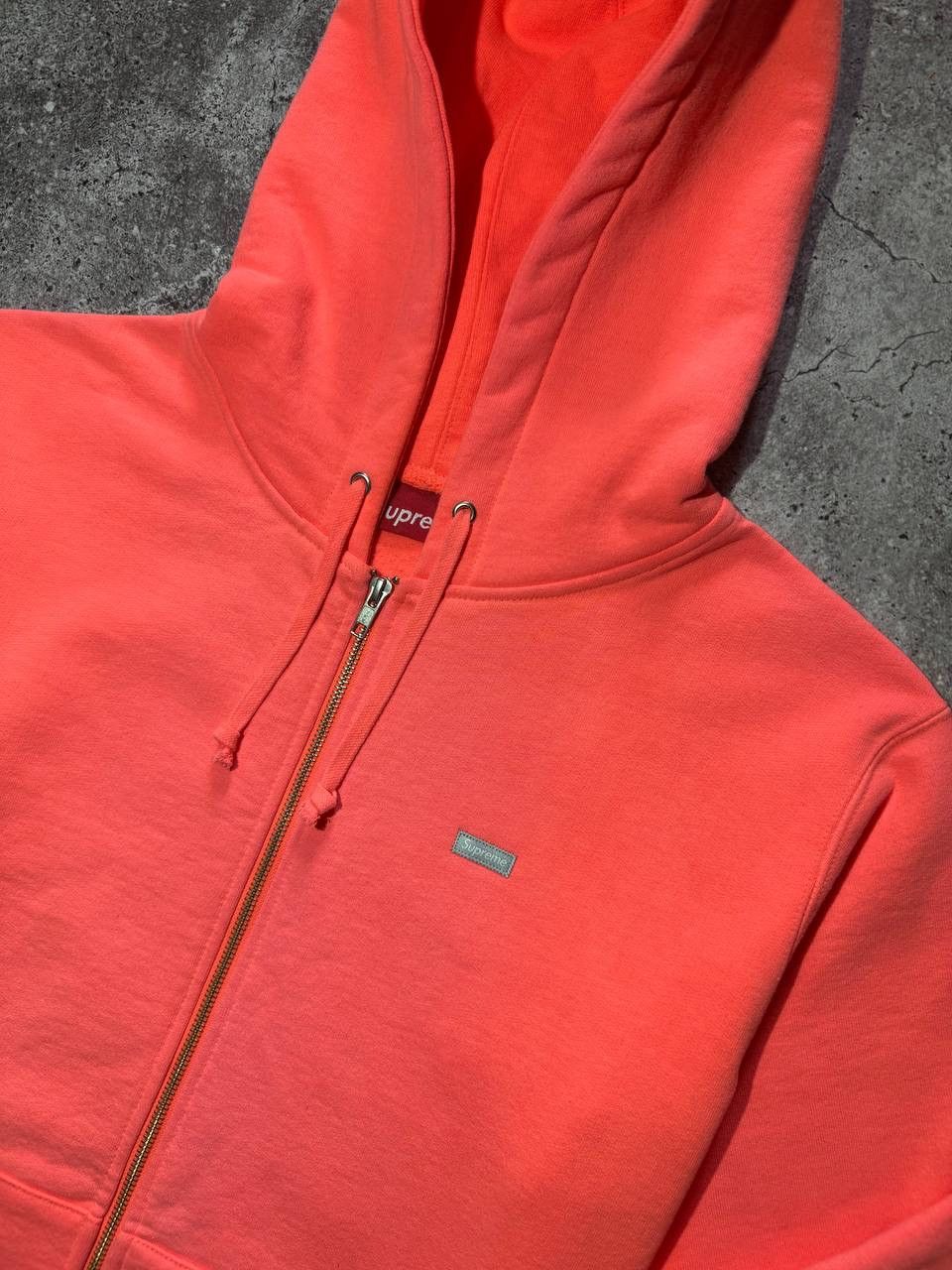 Supreme Supreme Reflective Small Box Logo Pink Zip Up Hoodie Cotton Size US M / EU 48-50 / 2 - 3 Thumbnail