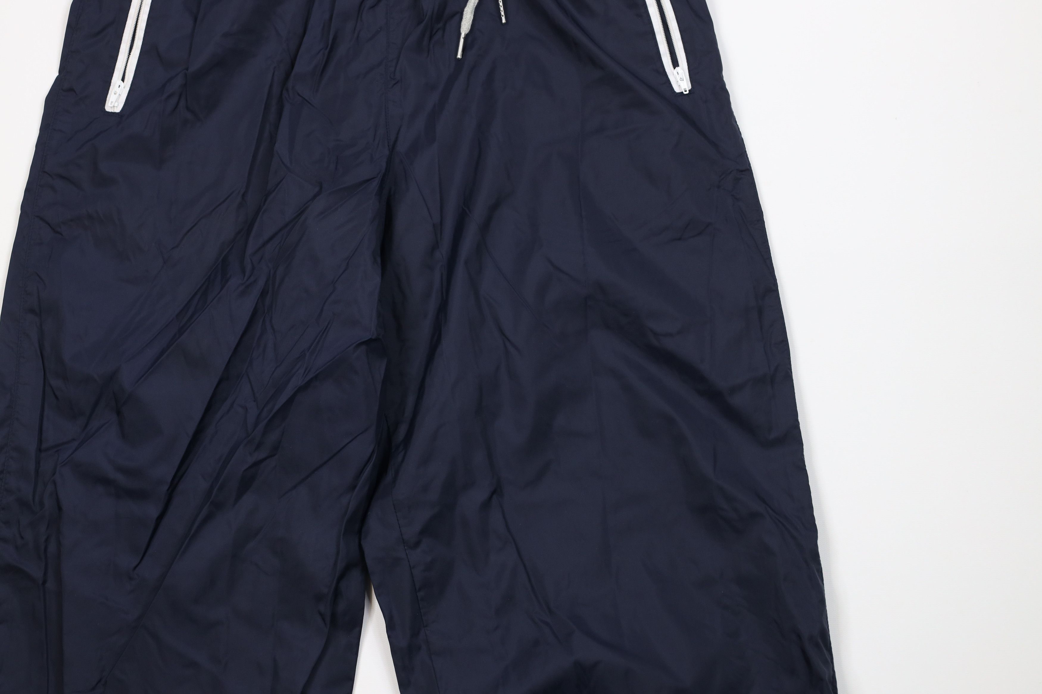 Nike Vintage 90s Nike Scott Mini Swoosh Lined Wide Leg Pants Blue Size 30" / US 8 / IT 44 - 3 Thumbnail