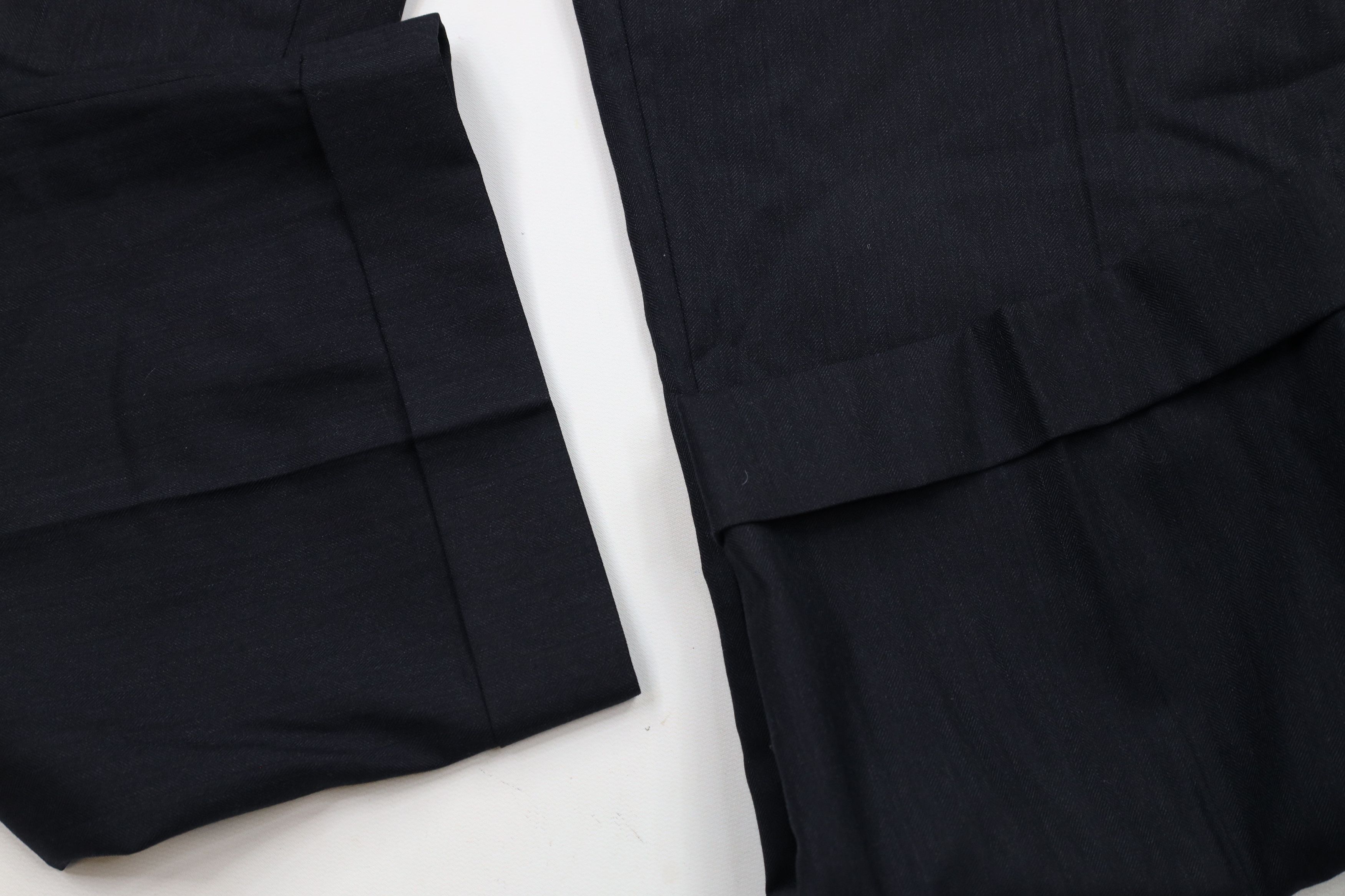 Vintage Vintage 70s Streetwear Cuffed Herringbone Chino Pants Size US 32 / EU 48 - 6 Thumbnail