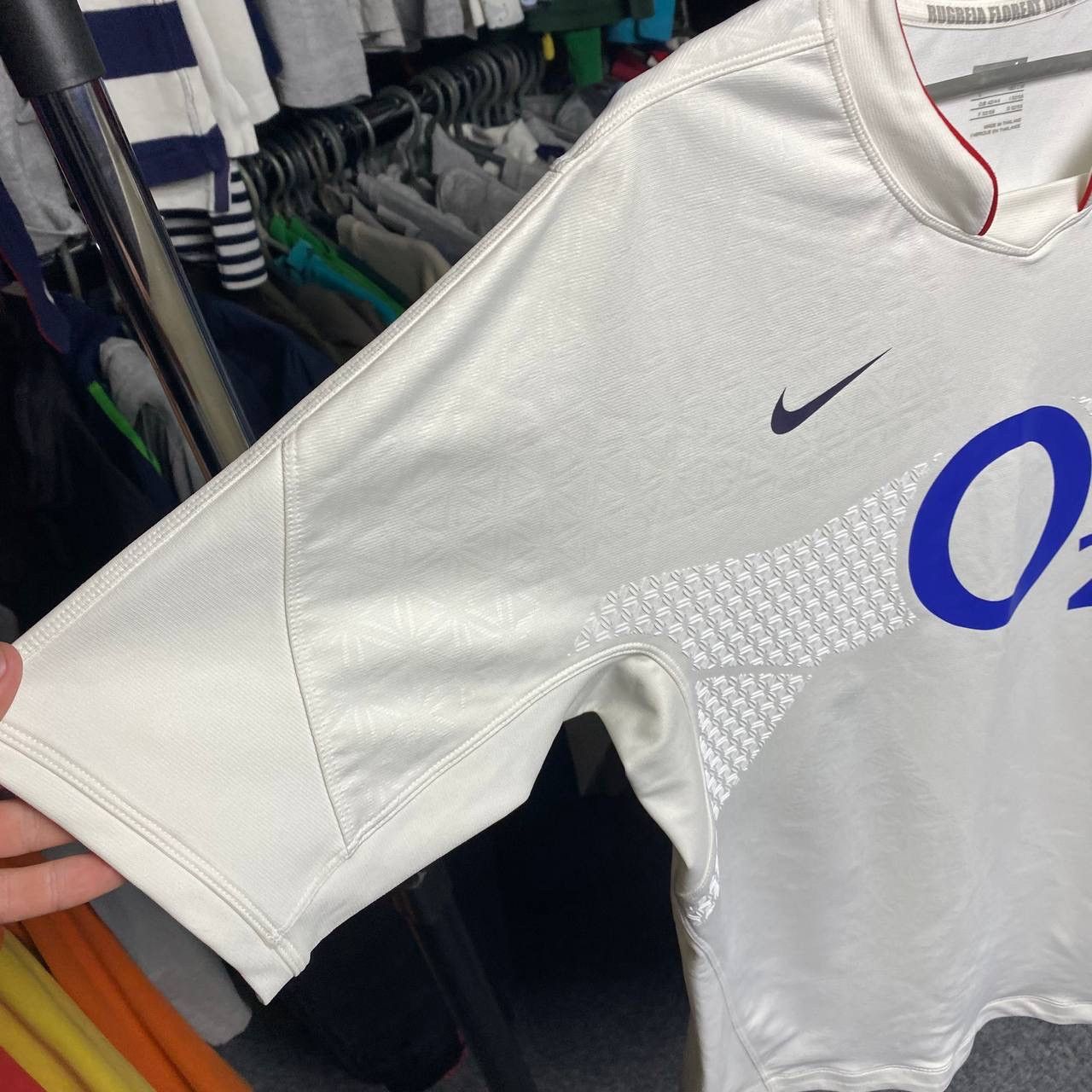 Nike × Vintage Vintage Nike England Rugby o2 rare 00’s jersey Size US L / EU 52-54 / 3 - 5 Thumbnail