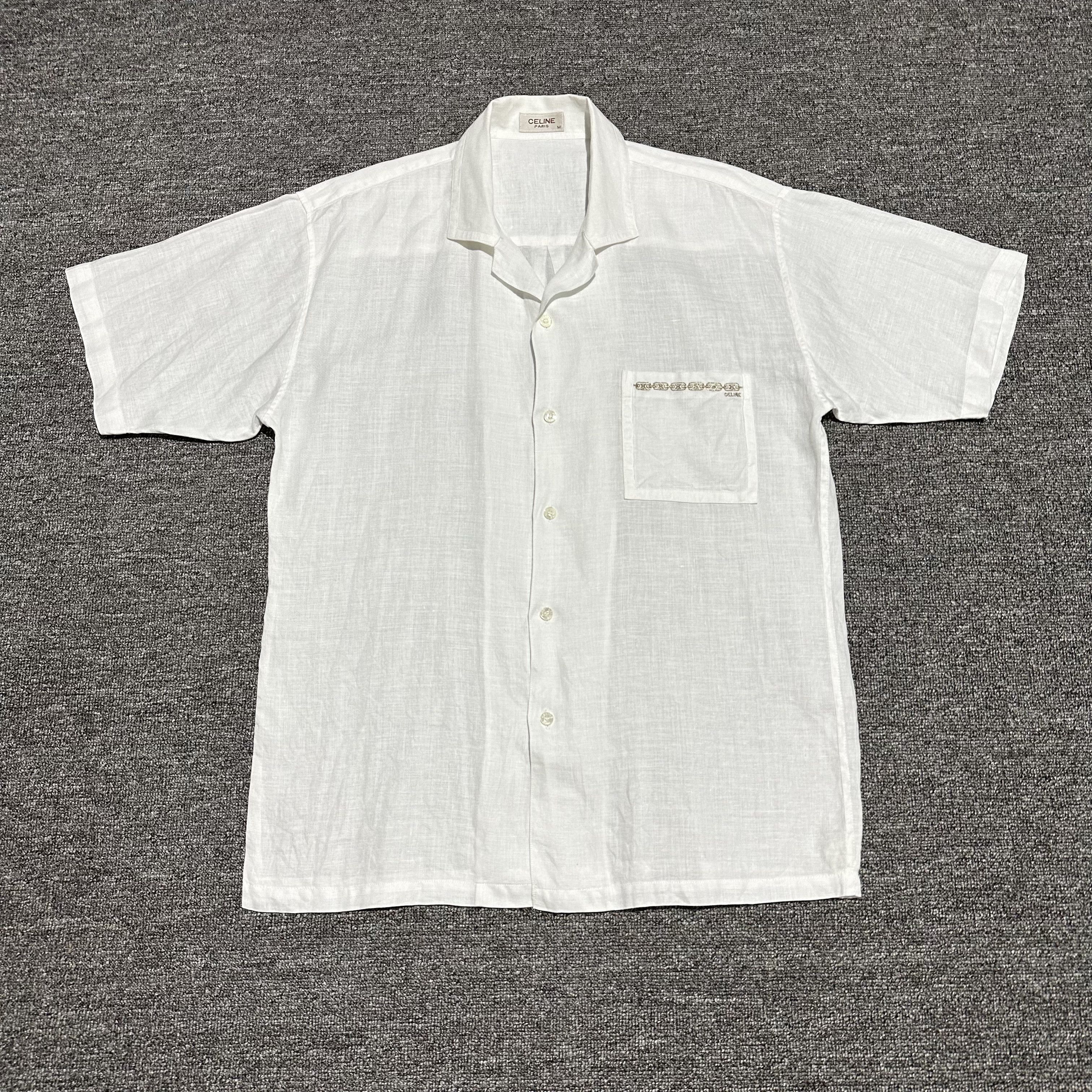 Celine Vintage Celine Button Ups Shirts Size US M / EU 48-50 / 2 - 1 Thumbnail