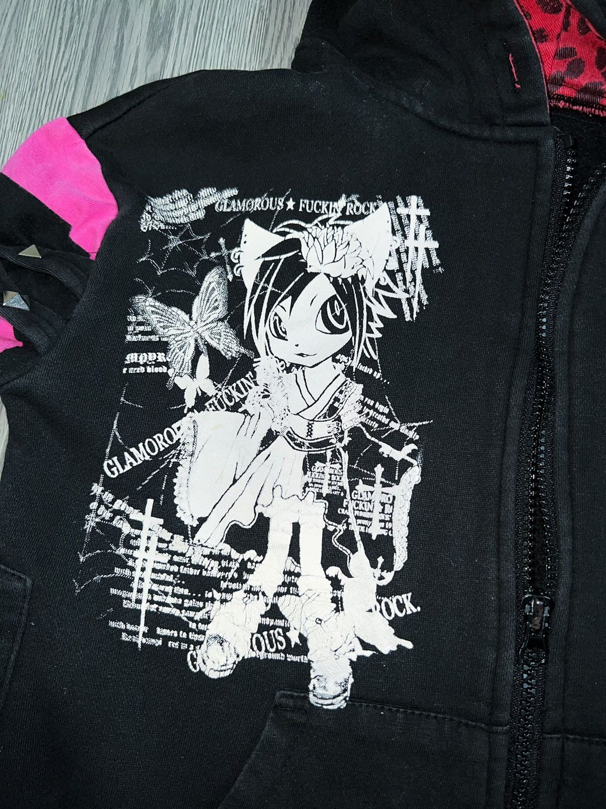 Mari's Rock Maris RockCat Ear hoodie 🖤💗 Size S / US 4 / IT 40 - 5 Thumbnail