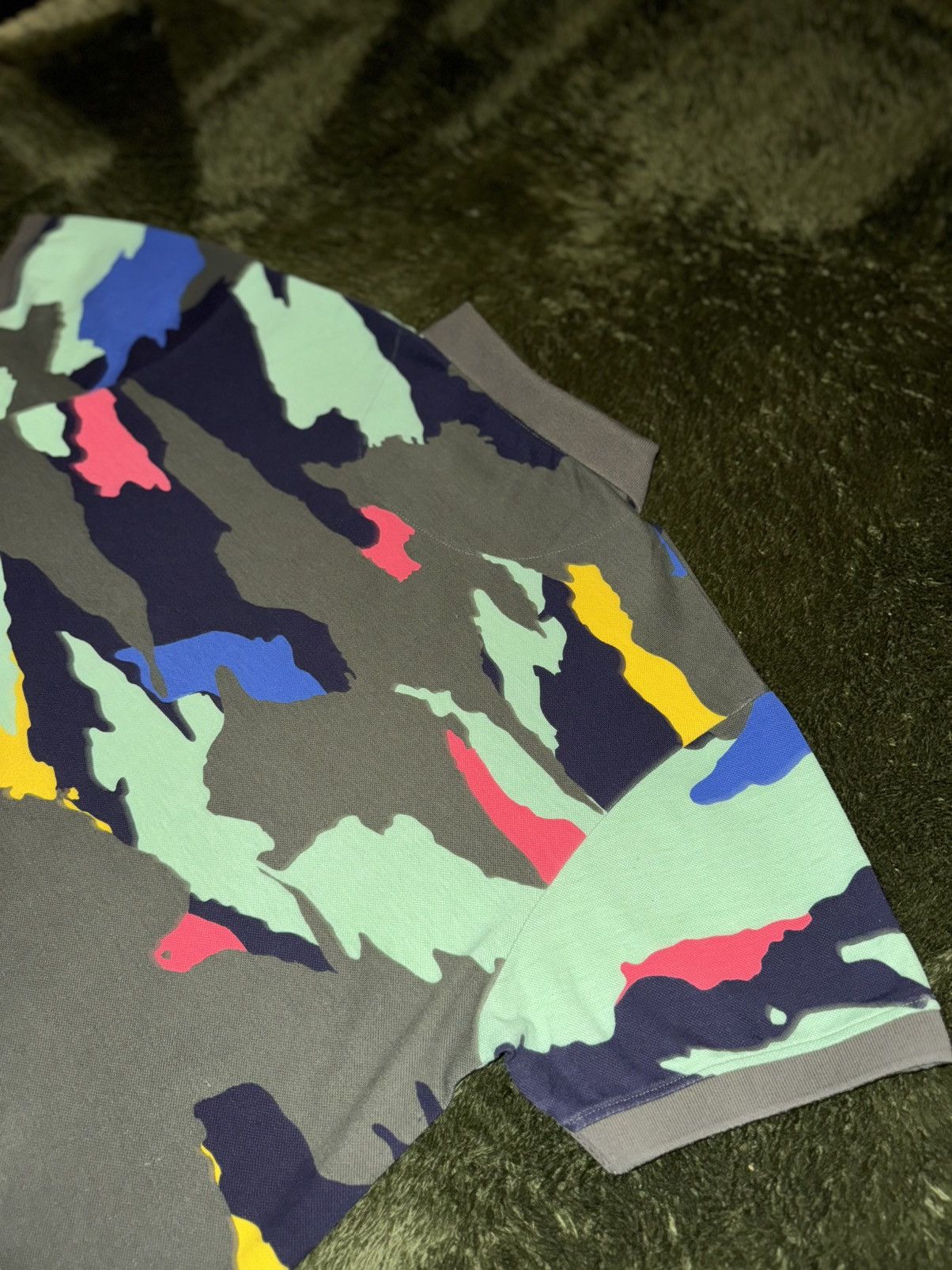 Billionaire Boys Club [XL] Billionaire Boys Club Color Camo Polo T-Shirt Green Size US XL / EU 56 / 4 - 9 Thumbnail