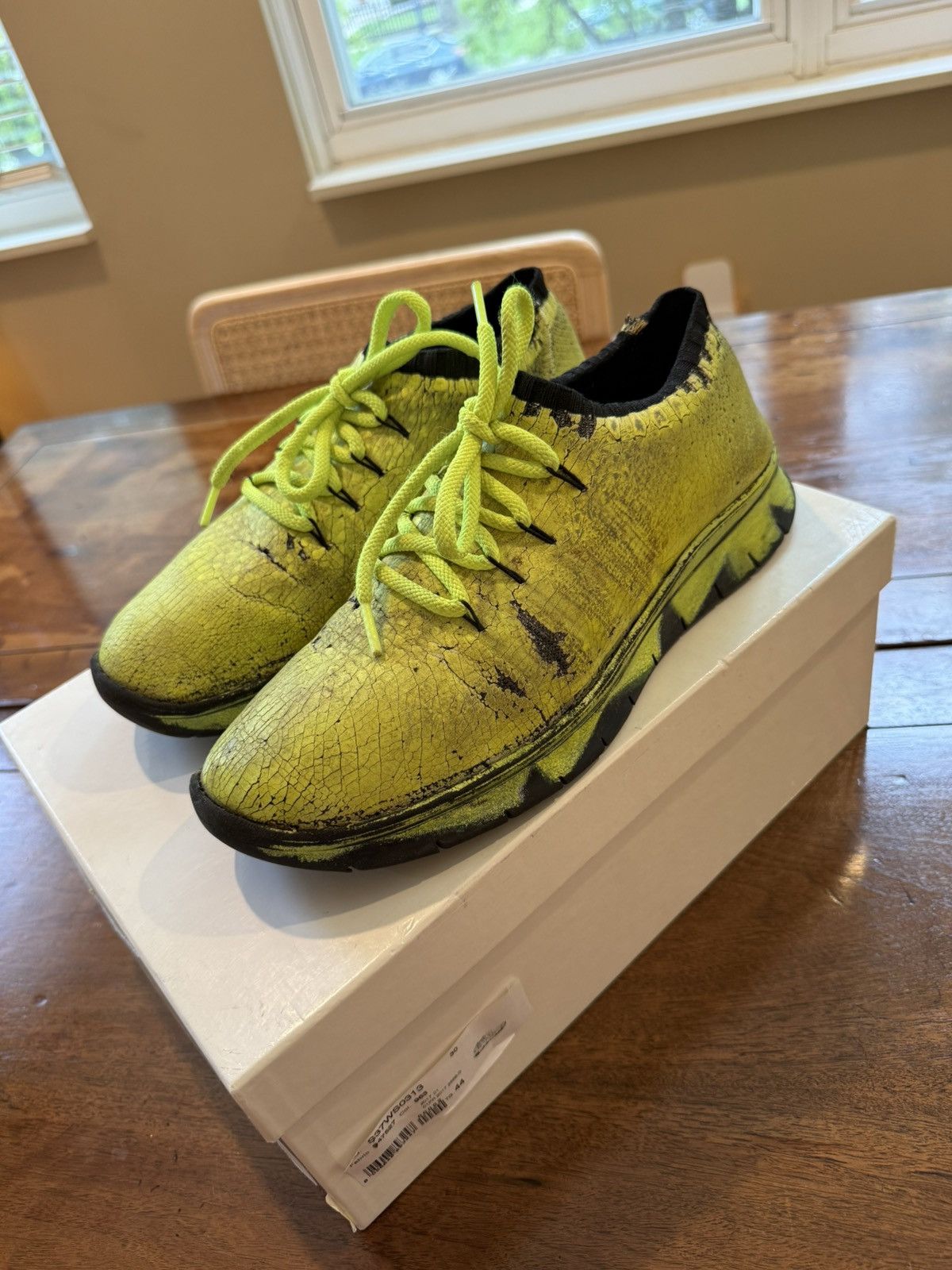 Maison Margiela Maison Margiela Knit Trainer 'Painted Crackle' Size US 10.5 / EU 43-44 - 2 Thumbnail