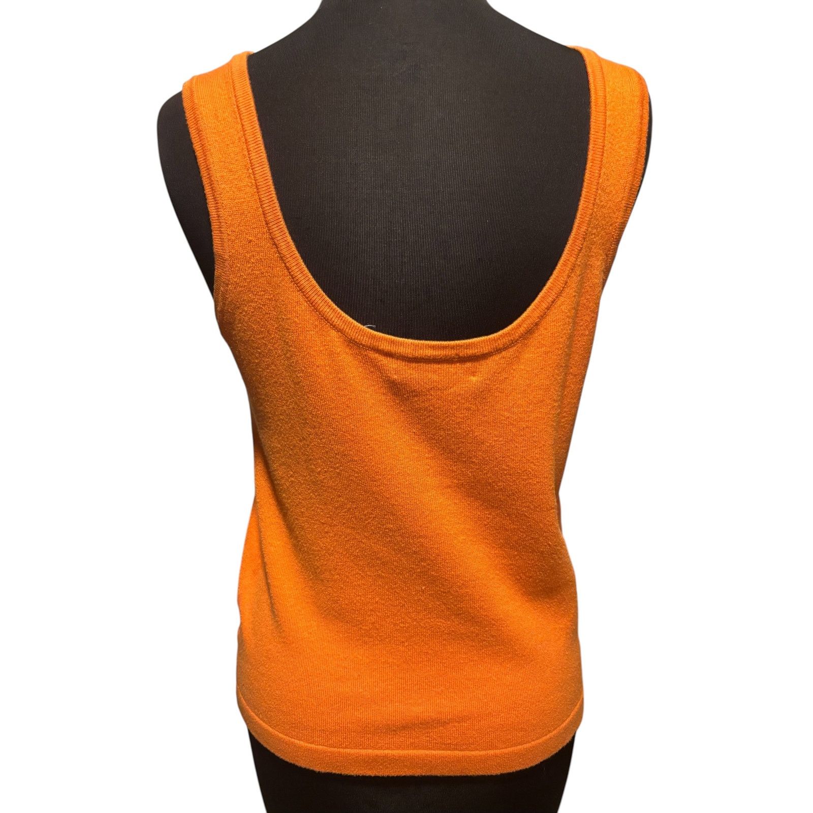 Ellen Tracy Ellen Tracy Linda Allard Vintage Orange Tank Cami Top Sz M Size M / US 6-8 / IT 42-44 - 2 Thumbnail