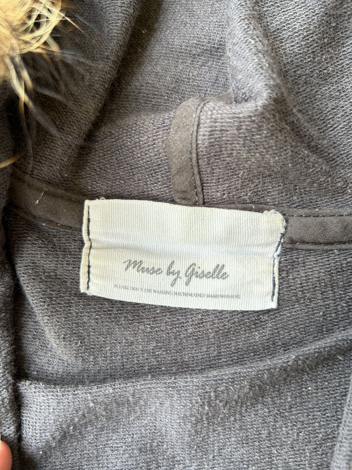 If Six Was Nine × Japanese Brand × Le Grande Bleu (L.G.B.) Fur hoodie patched crop Ifsixwasnine LGB Size US M / EU 48-50 / 2 - 9 Thumbnail