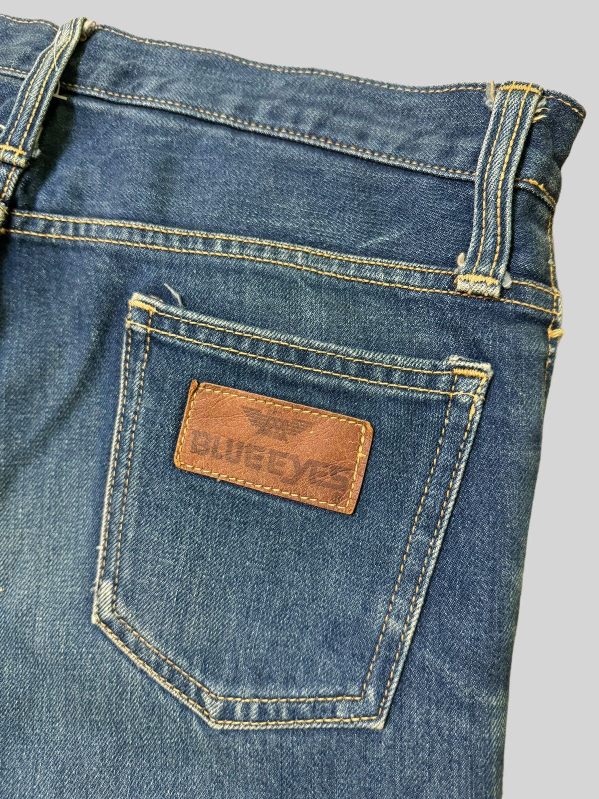 If Six Was Nine Vintage Flared BLUE EYES Scovill Zipper Bell bottom Denim Size US 30 / EU 46 - 12 Thumbnail