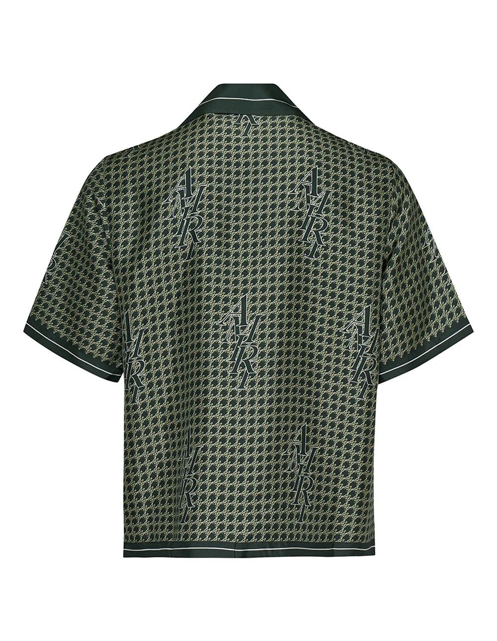 Amiri o1mle0426 Amiri Houndstooth Bowling Shirt in Multicolor Size US M / EU 48-50 / 2 - 2 Thumbnail