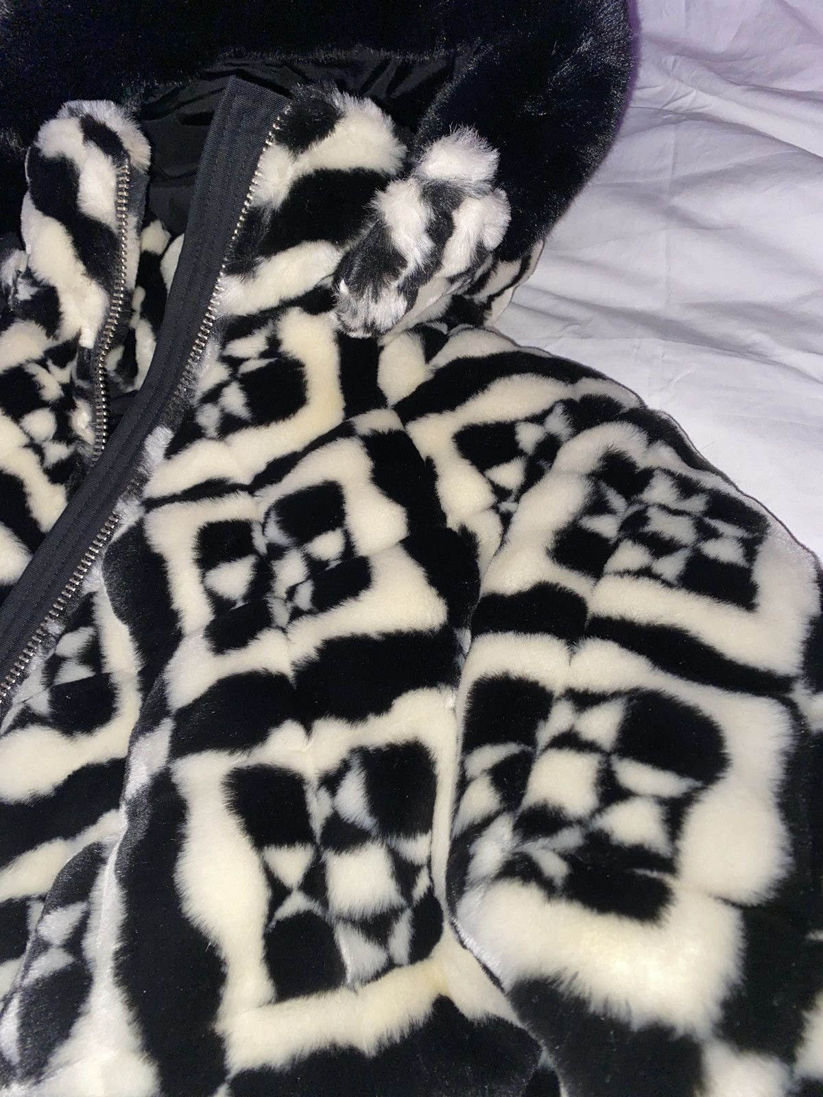 Moose Knuckles Faux fur Bomber jacket