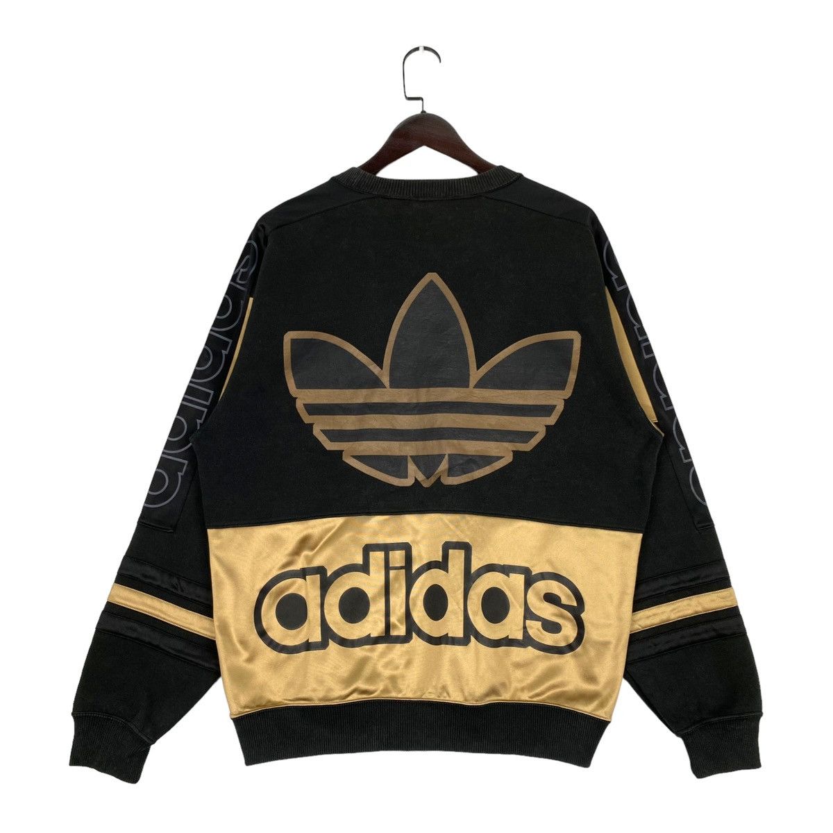 Adidas × RUN DMC × Vintage Vintage 90s Adidas Sweatshirt Crewneck Size US L / EU 52-54 / 3 - 6 Thumbnail