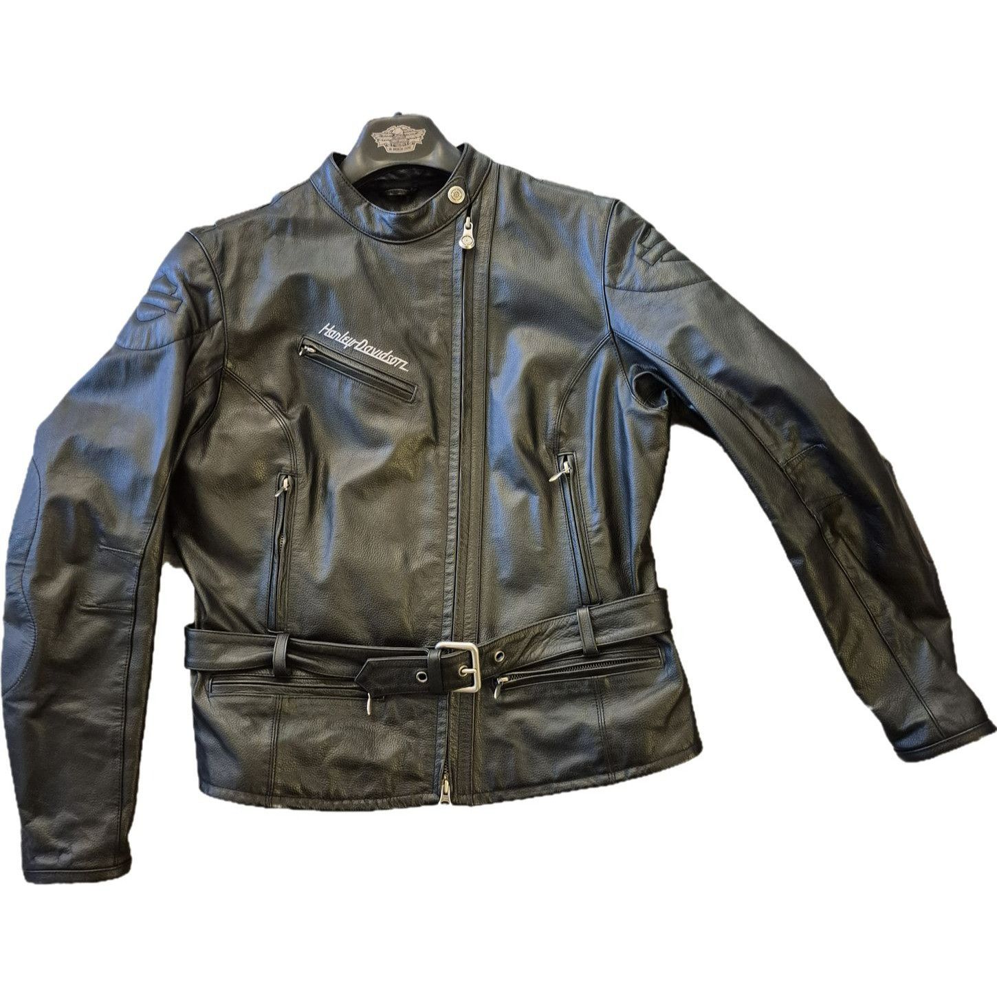 Harley Davidson Harley-Davidson Black Leather Motorcycle Jacket Women's L Size L / US 10 / IT 46 - 1 Thumbnail