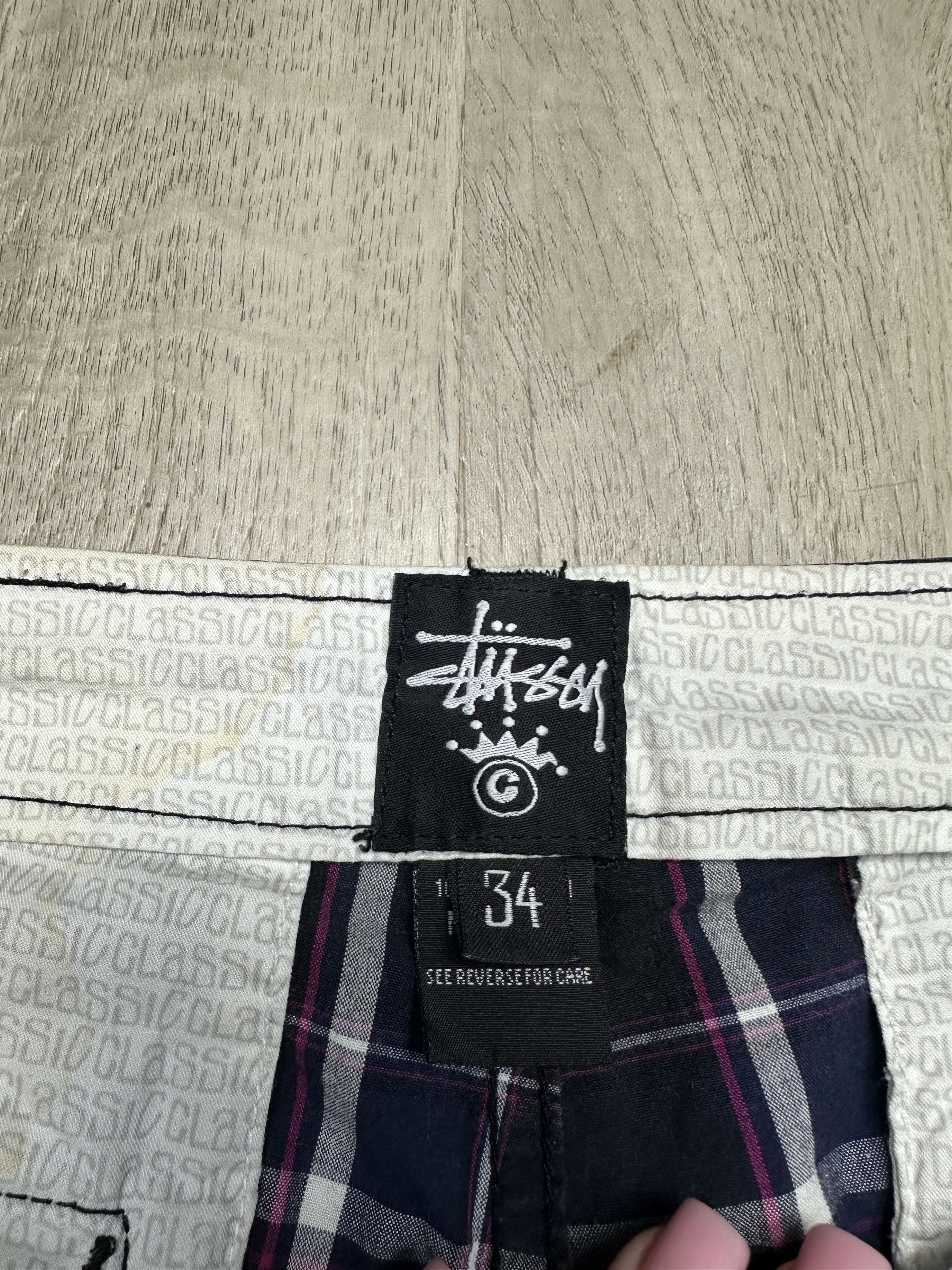 Stussy Stussy Vintage Mens Cargo Shorts Size US 34 / EU 50 - 4 Thumbnail