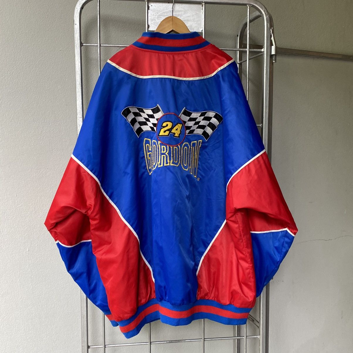 Nutmeg Nutmeg Gordon Racing Jacket – Blue/Red Size US XL / EU 56 / 4 - 16 Thumbnail