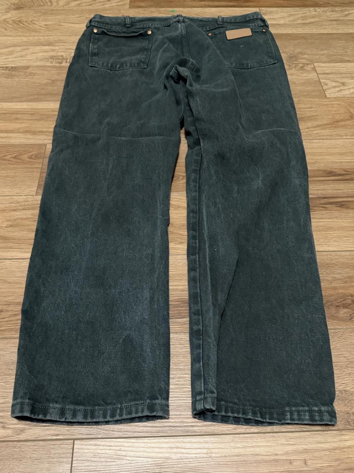 Wrangler Vintage Wrangler Western Cowboy Green Jeans 40x30 90s Size US 40 / EU 56 - 3 Thumbnail