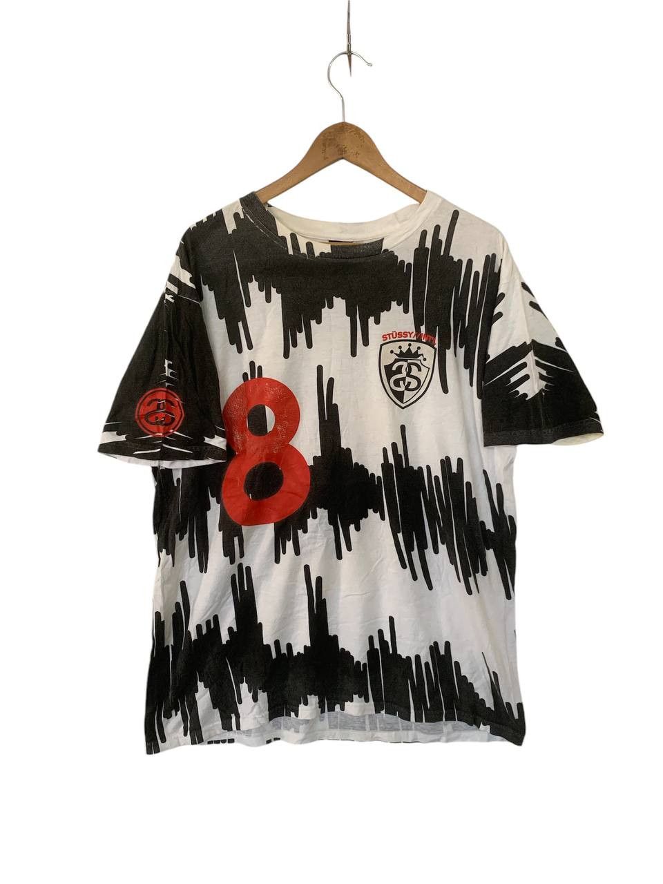 Stussy Rare Stussy Abstract Design Number 8 Oversize Large Size US L / EU 52-54 / 3 - 3 Thumbnail