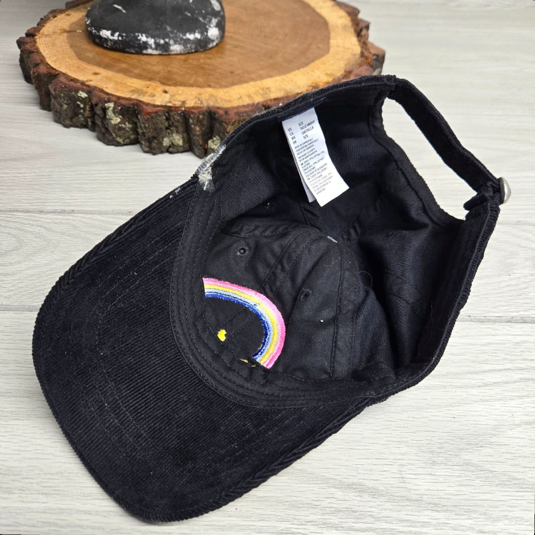 Vintage Weekend Black Hat Cap One Size Adjustable Adult Size Size ONE SIZE - 6 Thumbnail