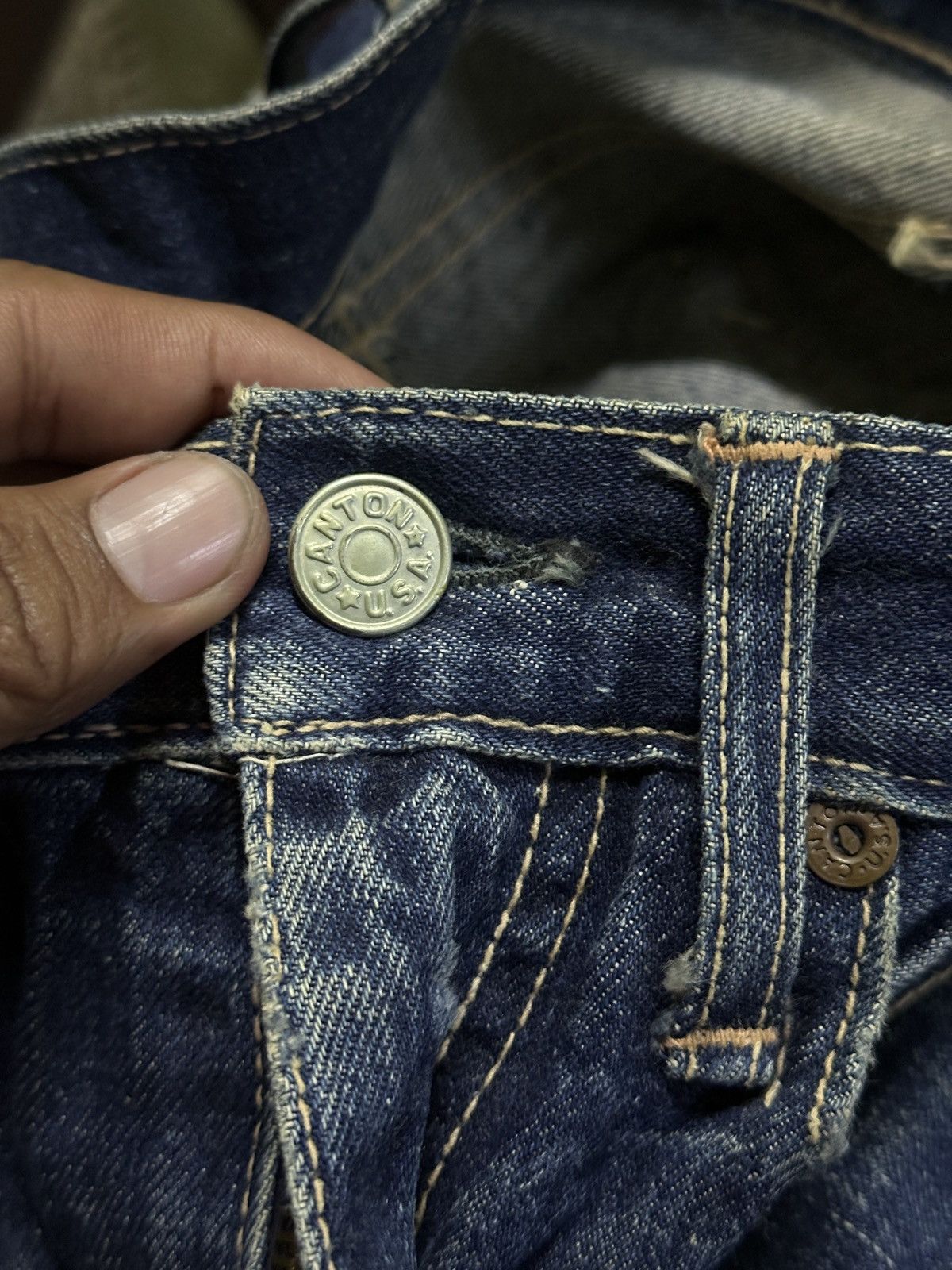 Kapital Distress Vintage Canton Flare Denim Size US 30 / EU 46 - 8 Thumbnail