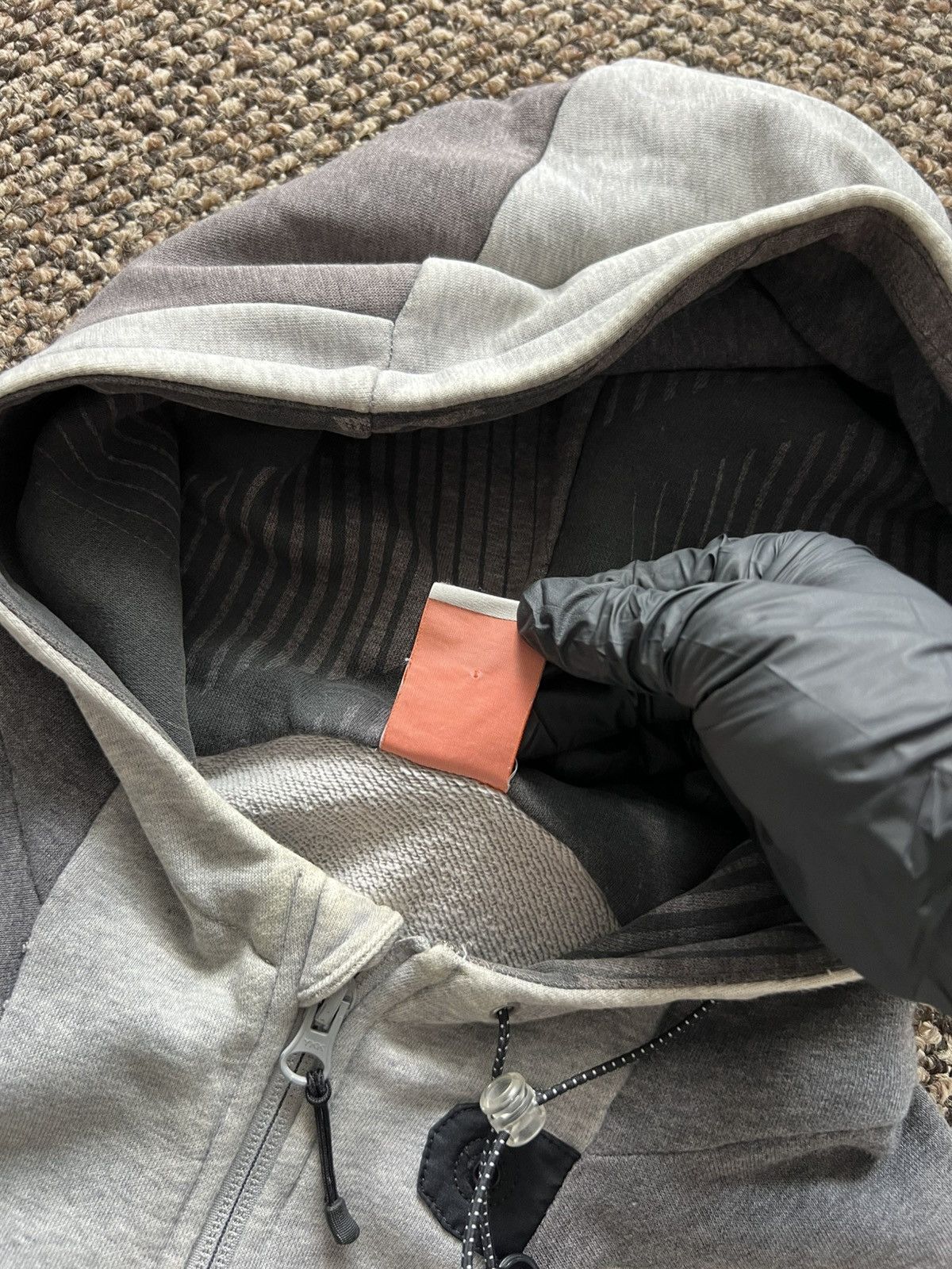 Nike Nike Zip Hoodie Basic Vintage Y2K Oversized Grey Streetwear Size US M / EU 48-50 / 2 - 8 Thumbnail