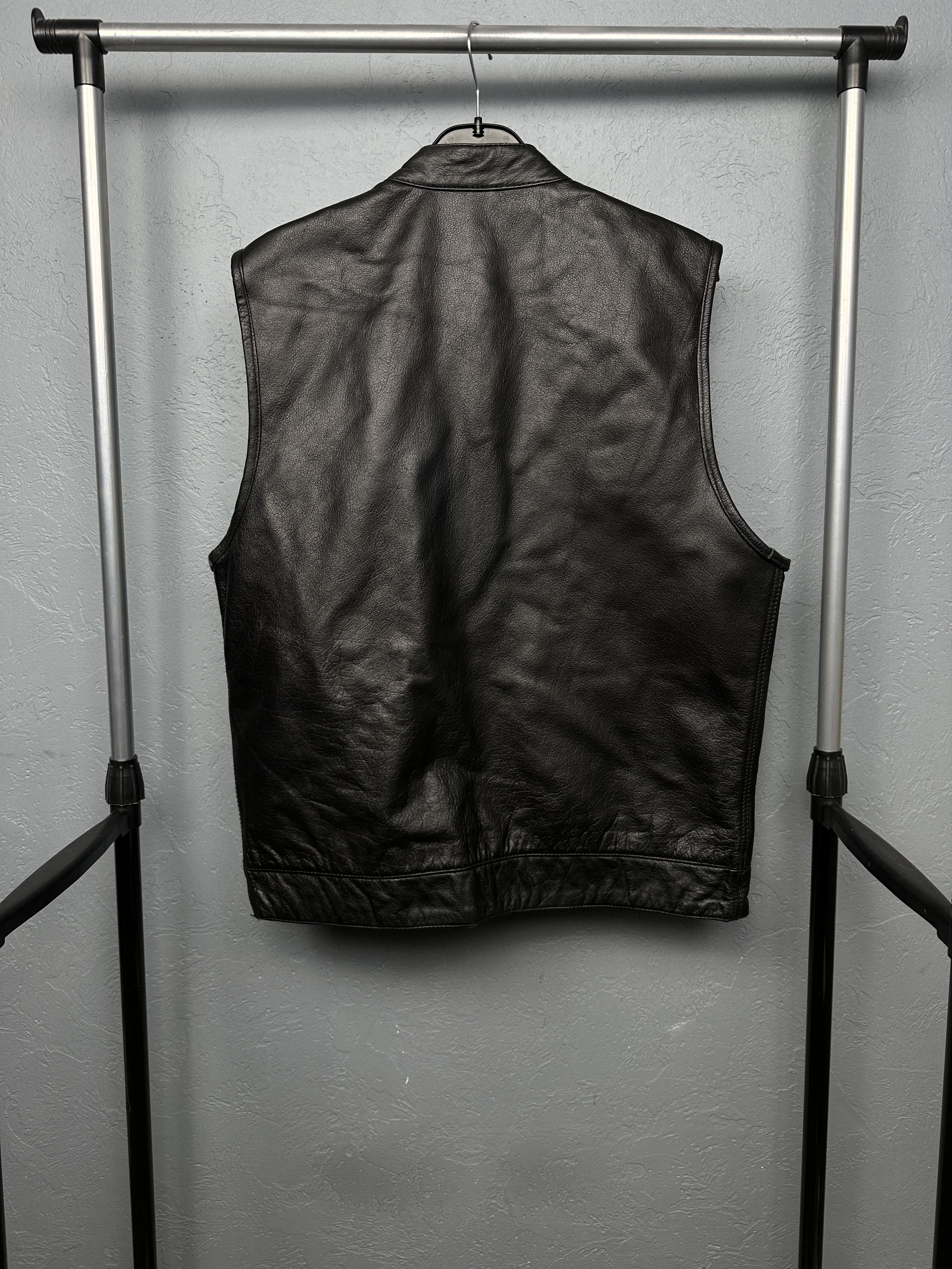 Other Milwaukee Leather Mens Biker Vest Size US L / EU 52-54 / 3 - 8 Thumbnail