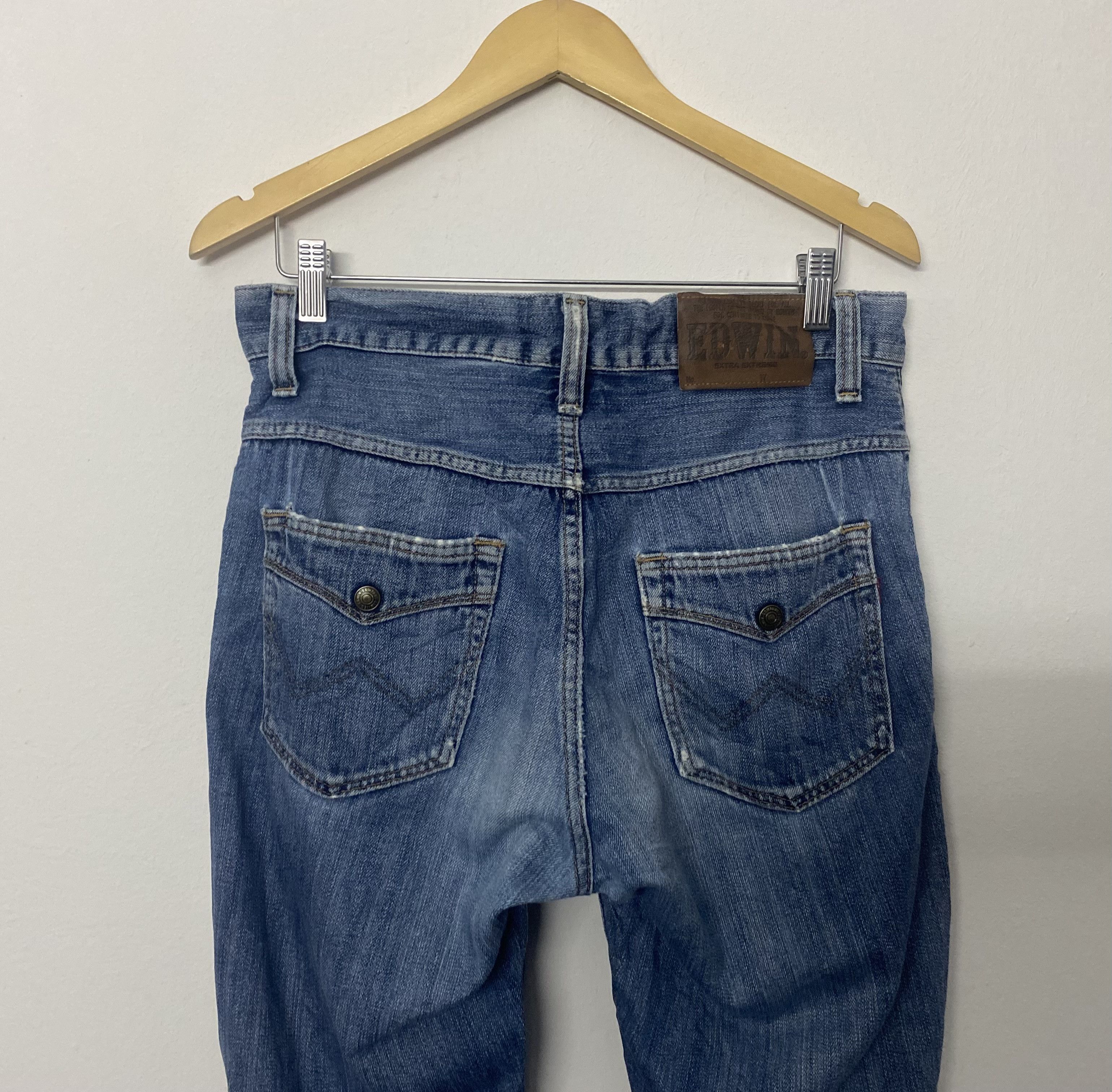 Edwin Vintage Edwin Extra Extreme Blue Jeans Size US 32 / EU 48 - 8 Thumbnail
