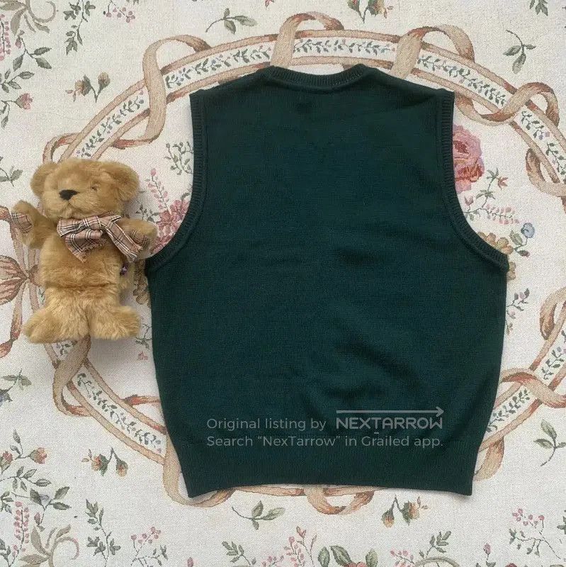 Burberry Burberry Green Wool Women's Knitted Vest. Size M / US 6-8 / IT 42-44 - 6 Thumbnail