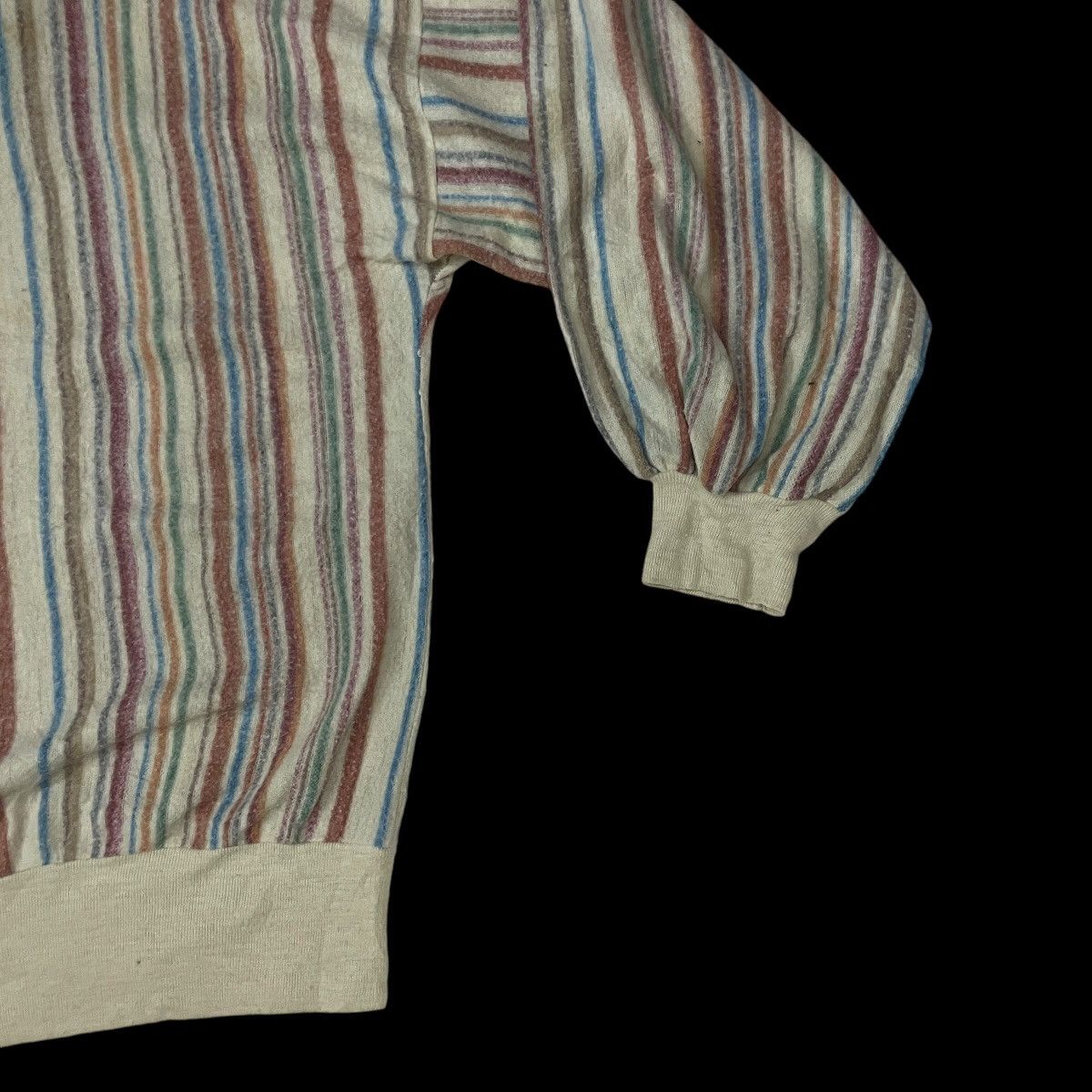 Japanese Brand Vintage 80s Unbranded Collared Sweatshirt Size L / US 10 / IT 46 - 10 Thumbnail