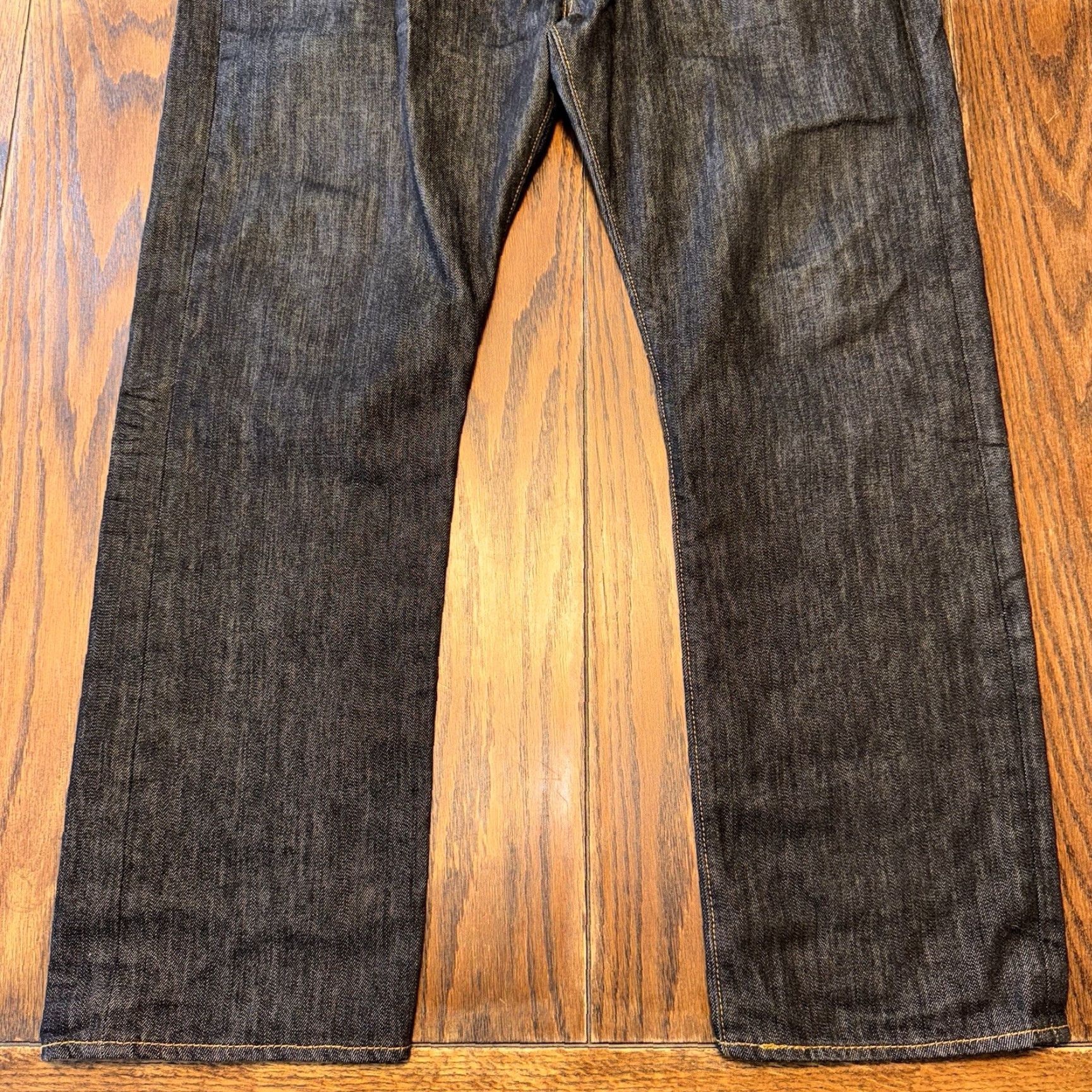 Levi's Levi's 501 Jeans Mens 38x29 Black Denim Button Fly Straight Leg Regular Fit Vintage No (adjusted to include best keywords) Size US 38 / EU 54 - 3 Thumbnail