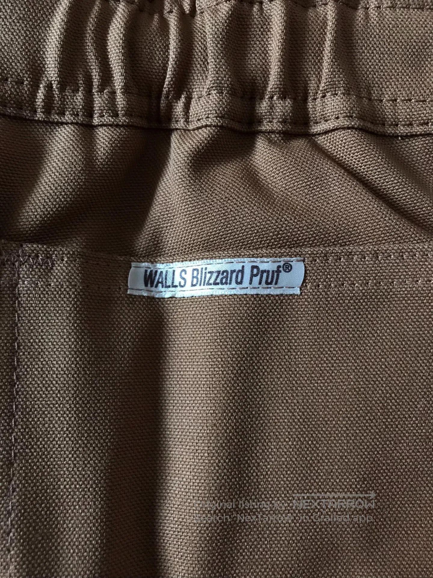 Walls 1980s USA Walls Brown Quilted Canvas Coverall. Size US 31 - 5 Thumbnail