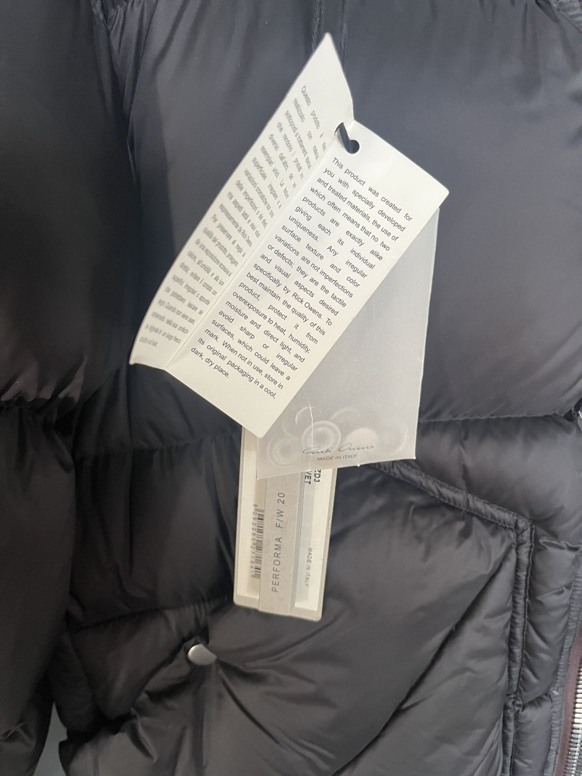 Rick Owens × Rick Owens Drkshdw Performa Mountain Duvet Down Puffer Jacket Cropped fw/21 Size US M / EU 48-50 / 2 - 3 Thumbnail