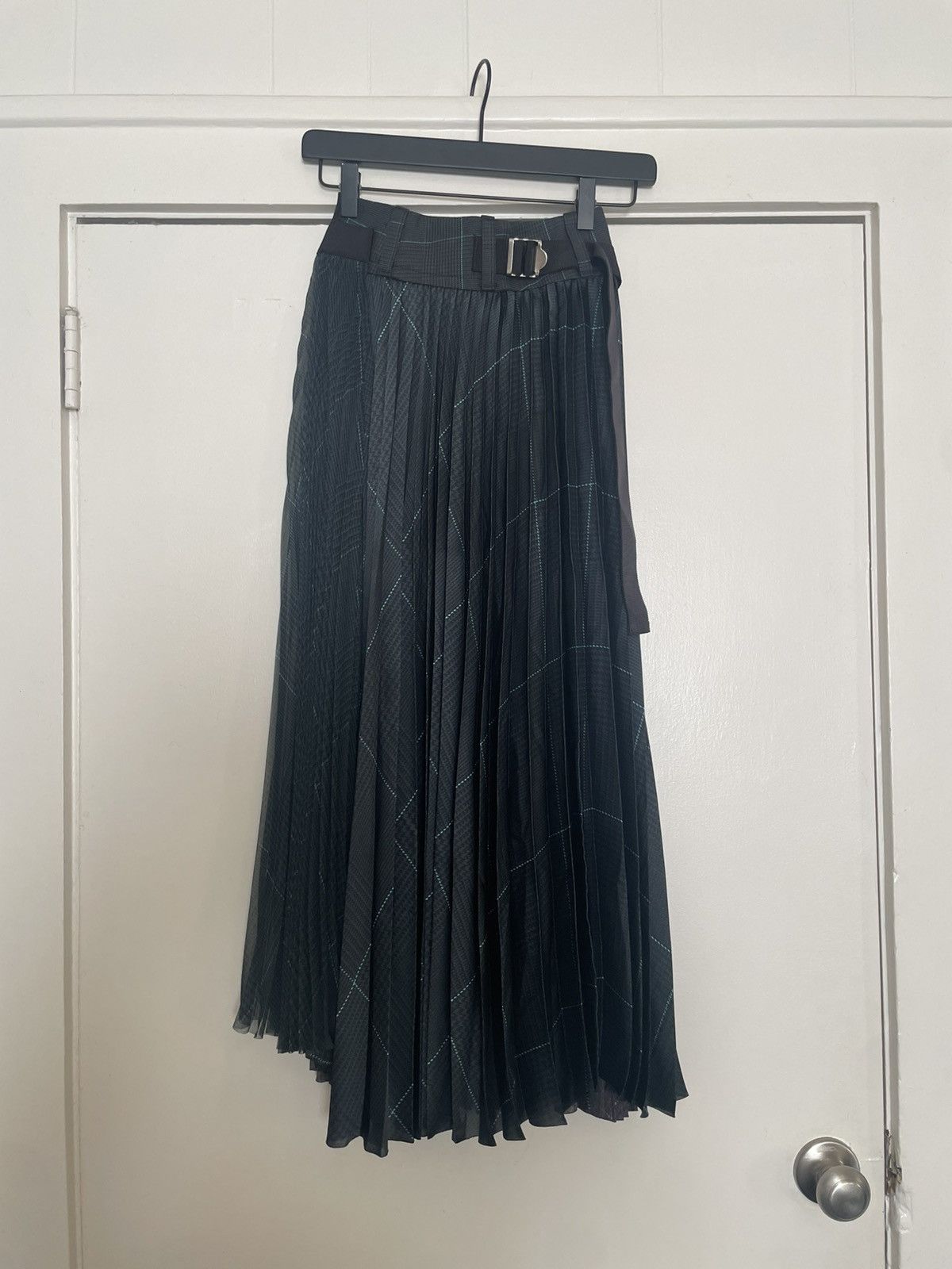 Sacai Sacai Patterned Pleated Skirt Size 24" / US 00 / IT 34 - 1 Thumbnail
