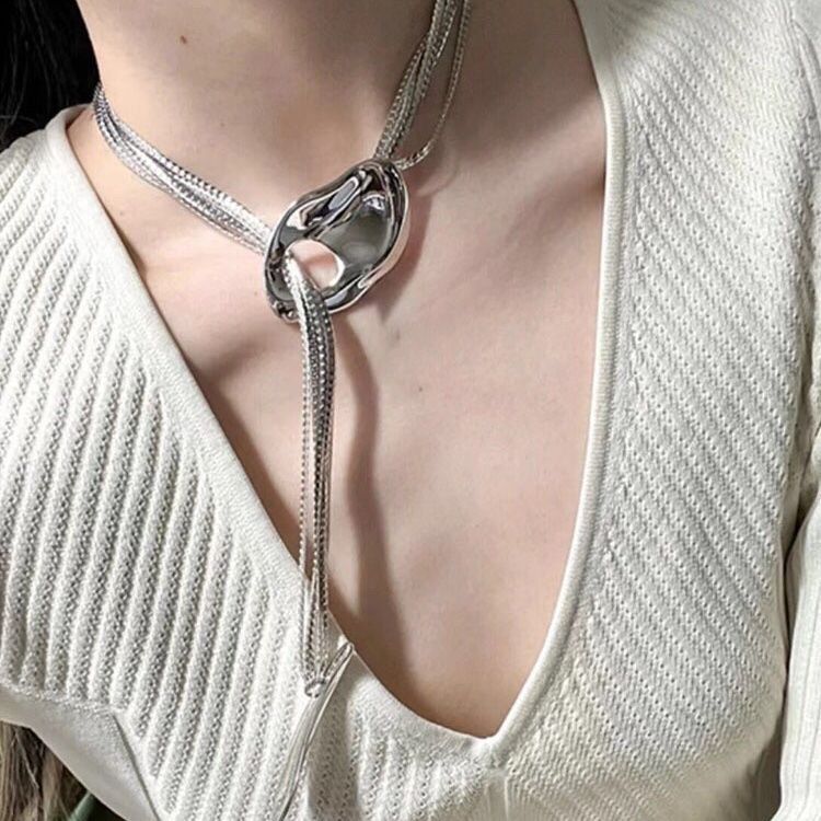 Other Dark STEAL! Y2K Chains Necklace Chain Size ONE SIZE - 5 Thumbnail