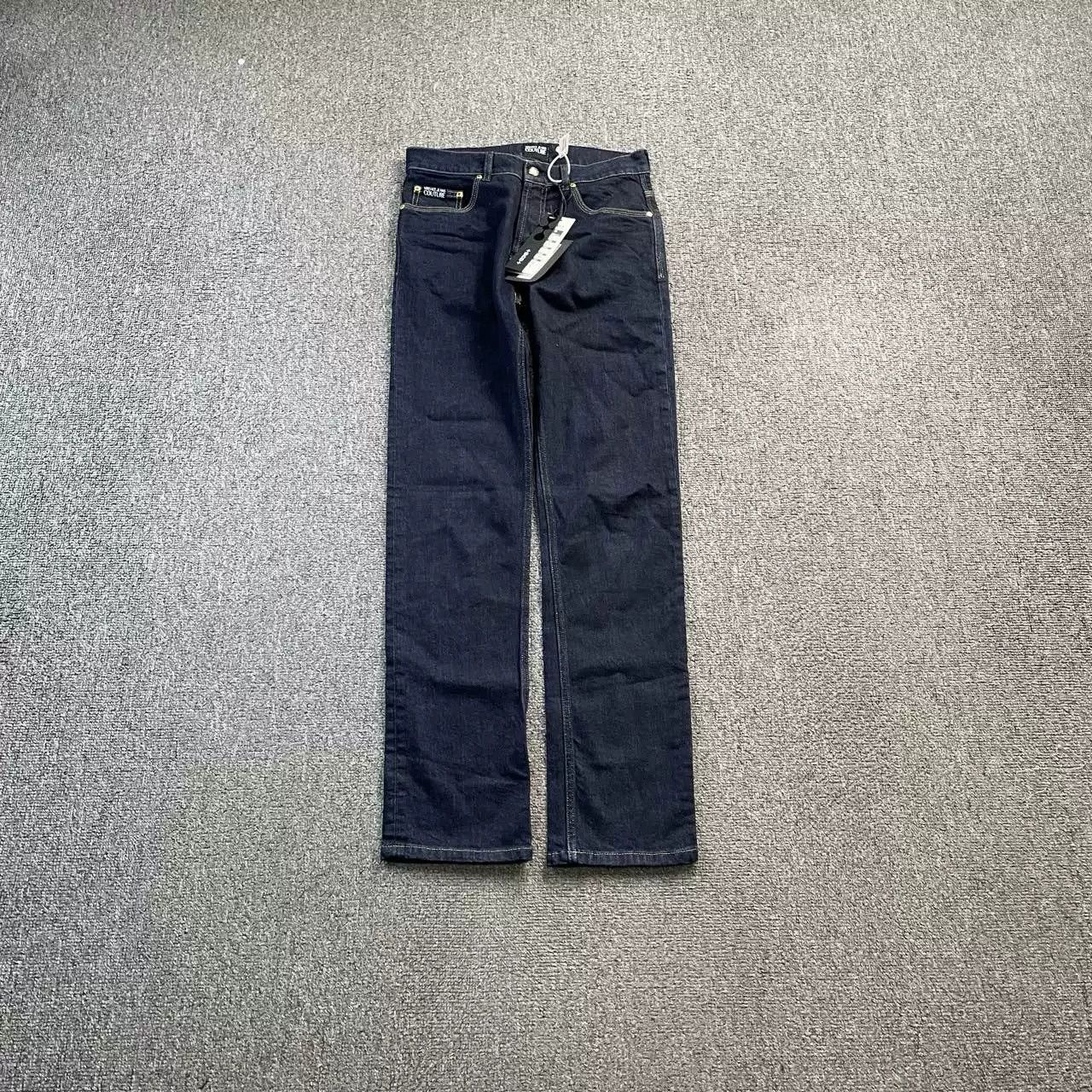 Versace Versace Dark Blue Jeans Size US 29 - 1 Thumbnail