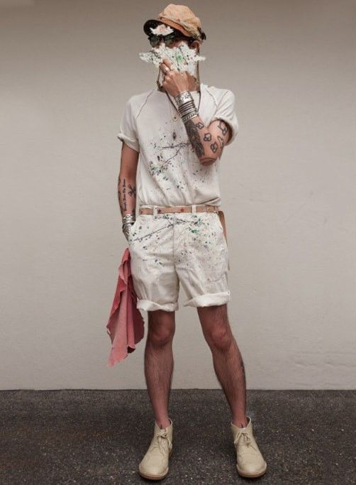 Takahiromiyashita The Soloist. SS12 Hand Painted Paint Splatter Raglan Tee Size US M / EU 48-50 / 2 - 8 Thumbnail