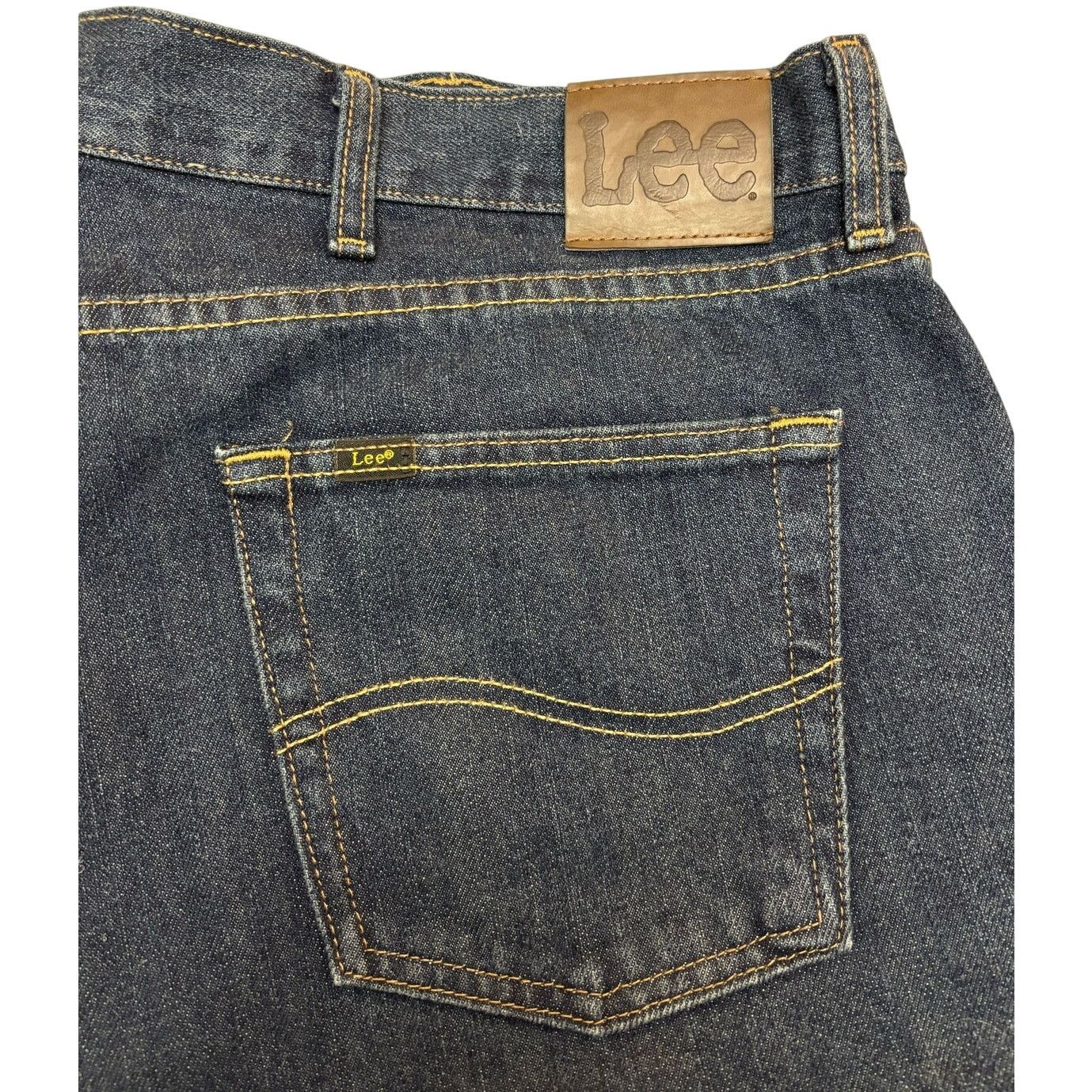 Lee LEE Men’s Regular Fit Straight Leg Premium Jeans | 40W x32L Size US 40 / EU 56 - 2 Thumbnail