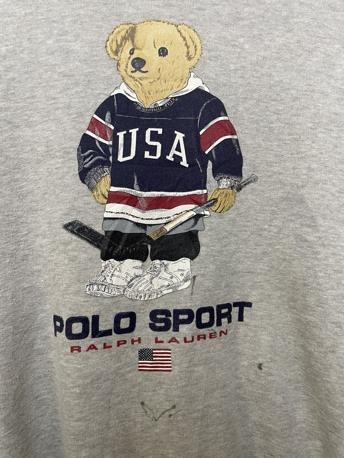 Polo Ralph Lauren VINTAGE Polo sport Bear Hoodie Sweatshirt Size US M / EU 48-50 / 2 - 6 Thumbnail