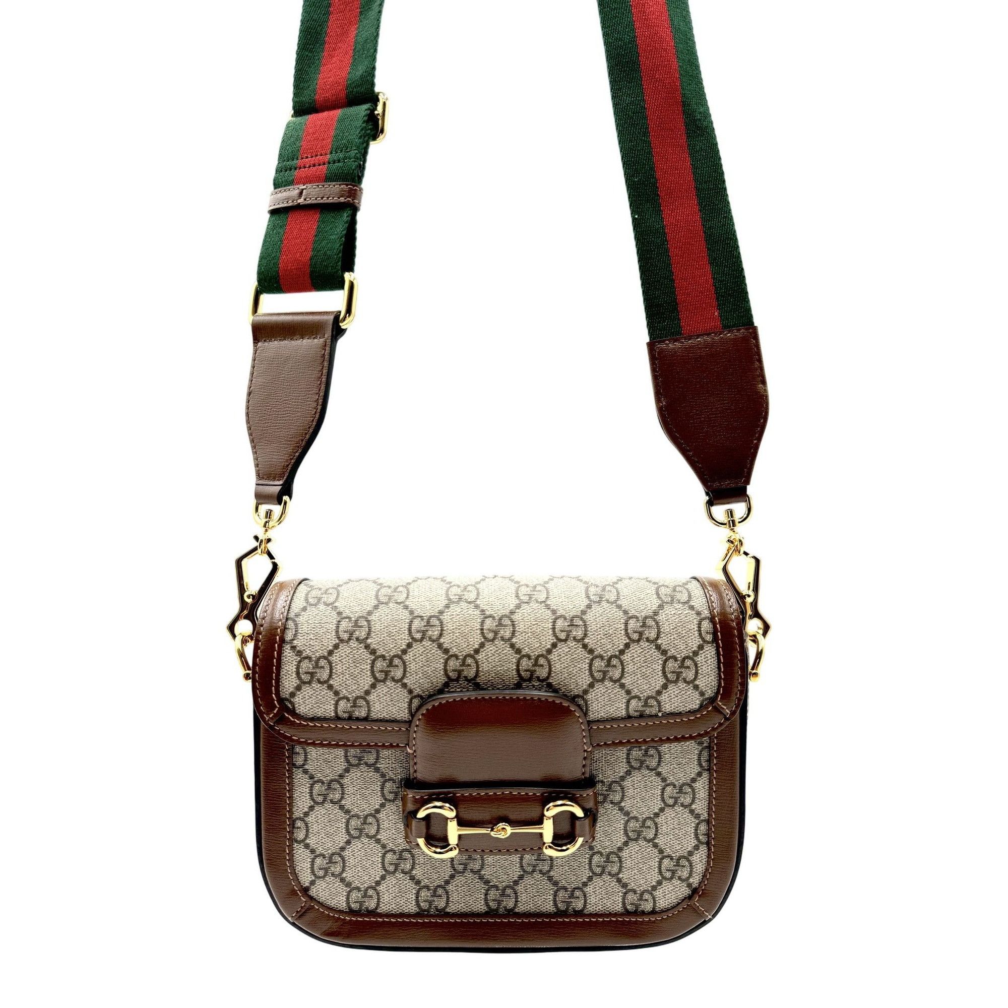 Gucci Gucci Crossbody Bag With Adjustable Strap & Monogram Canvas Size ONE SIZE - 1 Thumbnail
