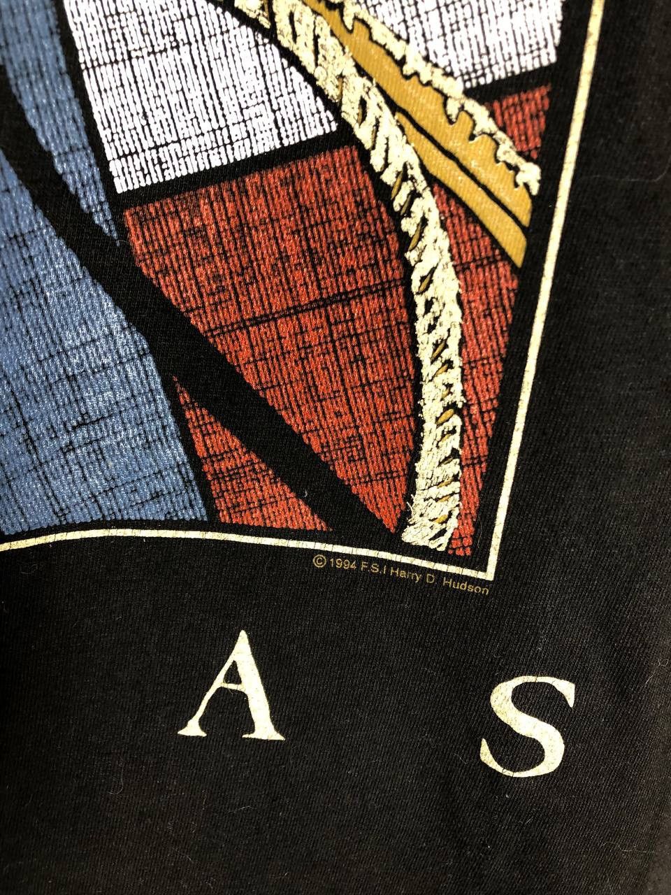 Vintage VERY RARE HANES AUSTIN TEXAS 1994 DESIGNER T-SHIRT Y2K 90s Size US M / EU 48-50 / 2 - 3 Thumbnail