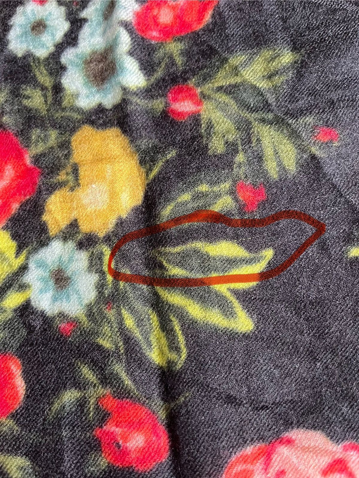 Other Toast Multicolor Floral Mohair Wool Cashmere Scarf Shawl Size ONE SIZE - 12 Thumbnail