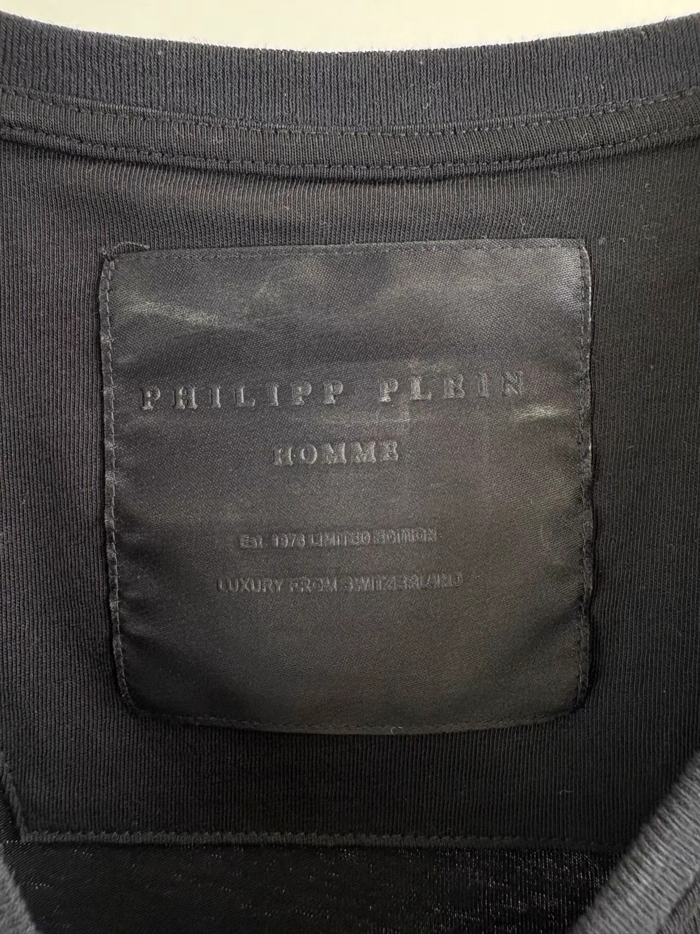 Philipp Plein PHILIPP PLEIN Black Hot Drill Short Sleeve K1 Size US XL / EU 56 / 4 - 3 Thumbnail