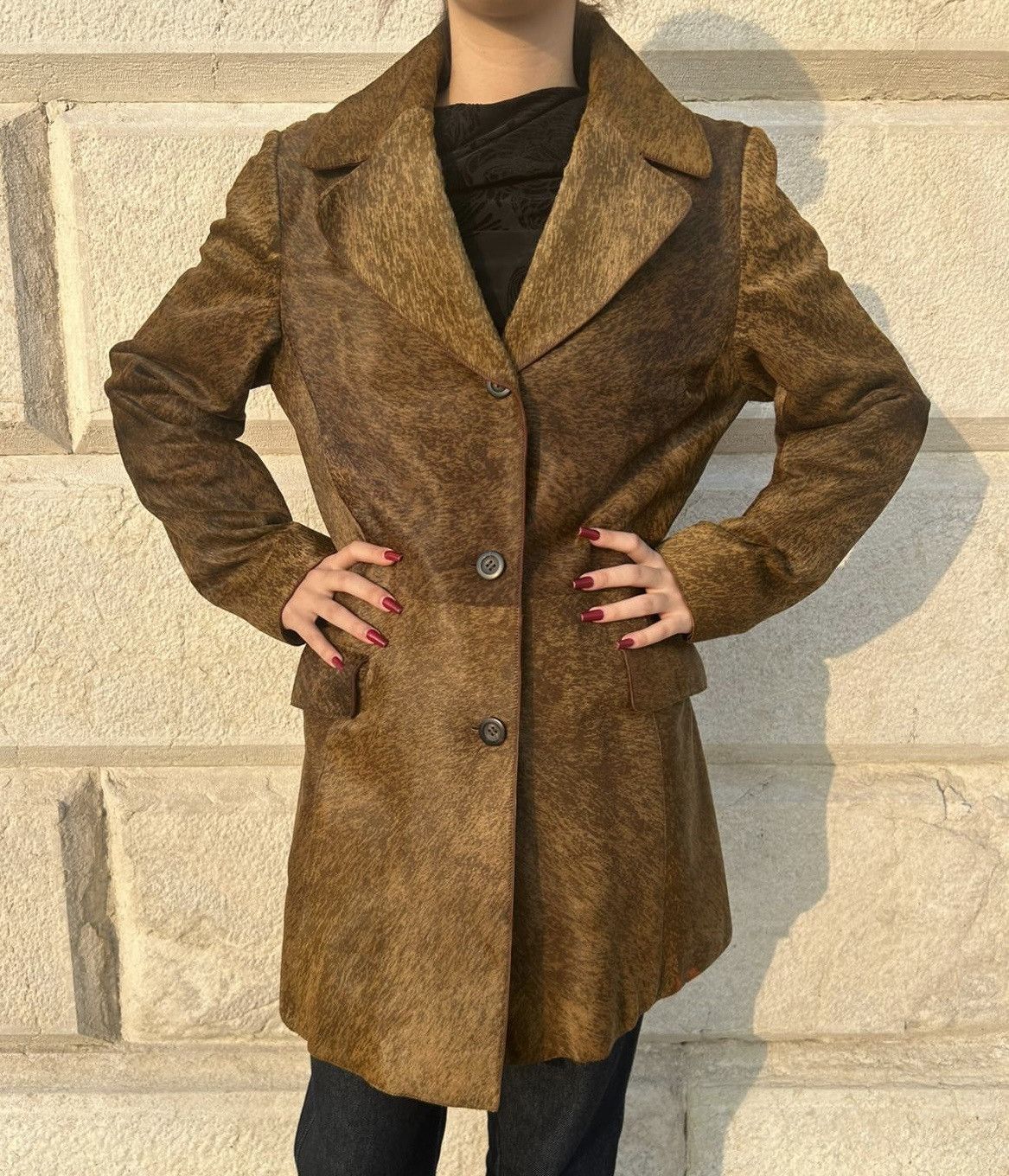 Aquascutum Iconic AQUASCUTUM Pony Skin Luxury Coat woman IT size 44 Size M / US 6-8 / IT 42-44 - 14 Thumbnail